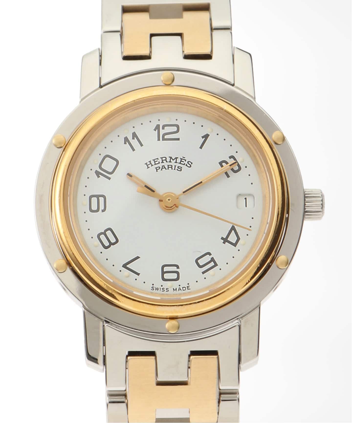 HERMES エルメス　白　37⭐️ HERMES / エルメス】Clipper White Combination（ヴィンテージ