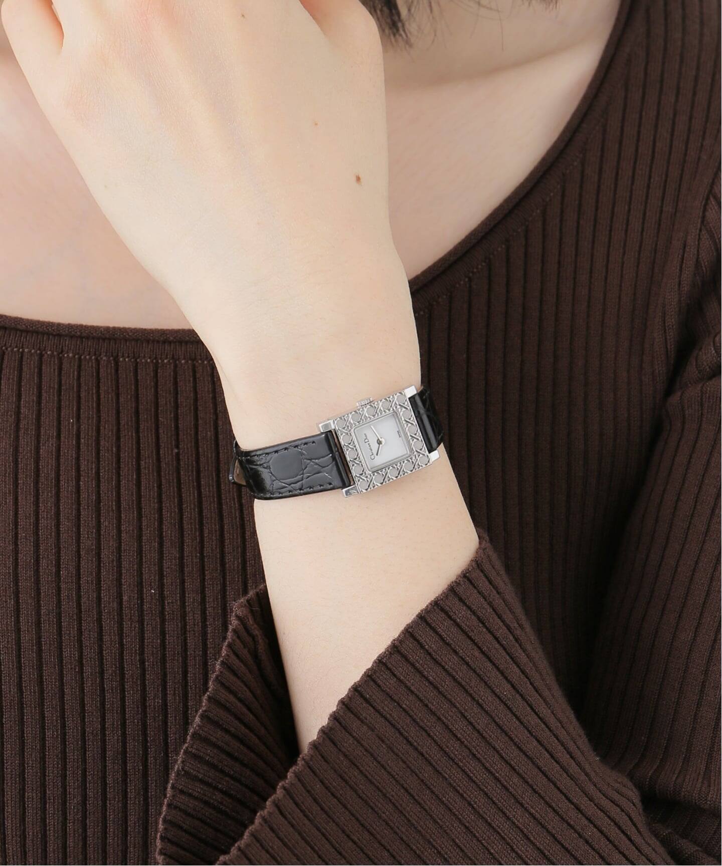 正規品【新品電池】ChristianDior ラ・パリジェンヌ/動作品 シルバー Christian Dior La Parisienne（ヴィンテージ）｜HIROB（ヒロブ）の