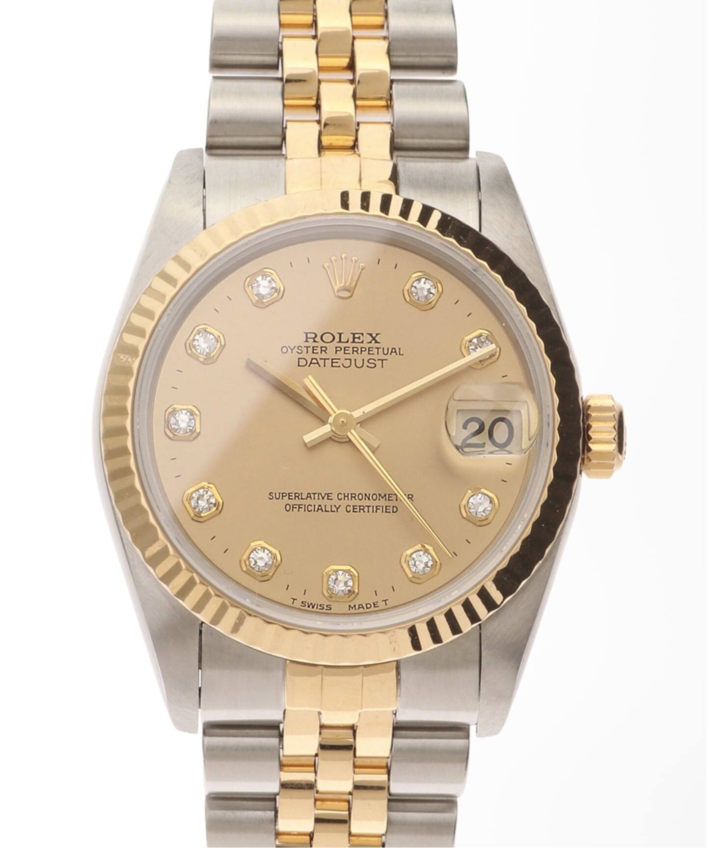 ROLEX Oyster Datejust 10point Combination（ヴィンテージ）｜HIROB