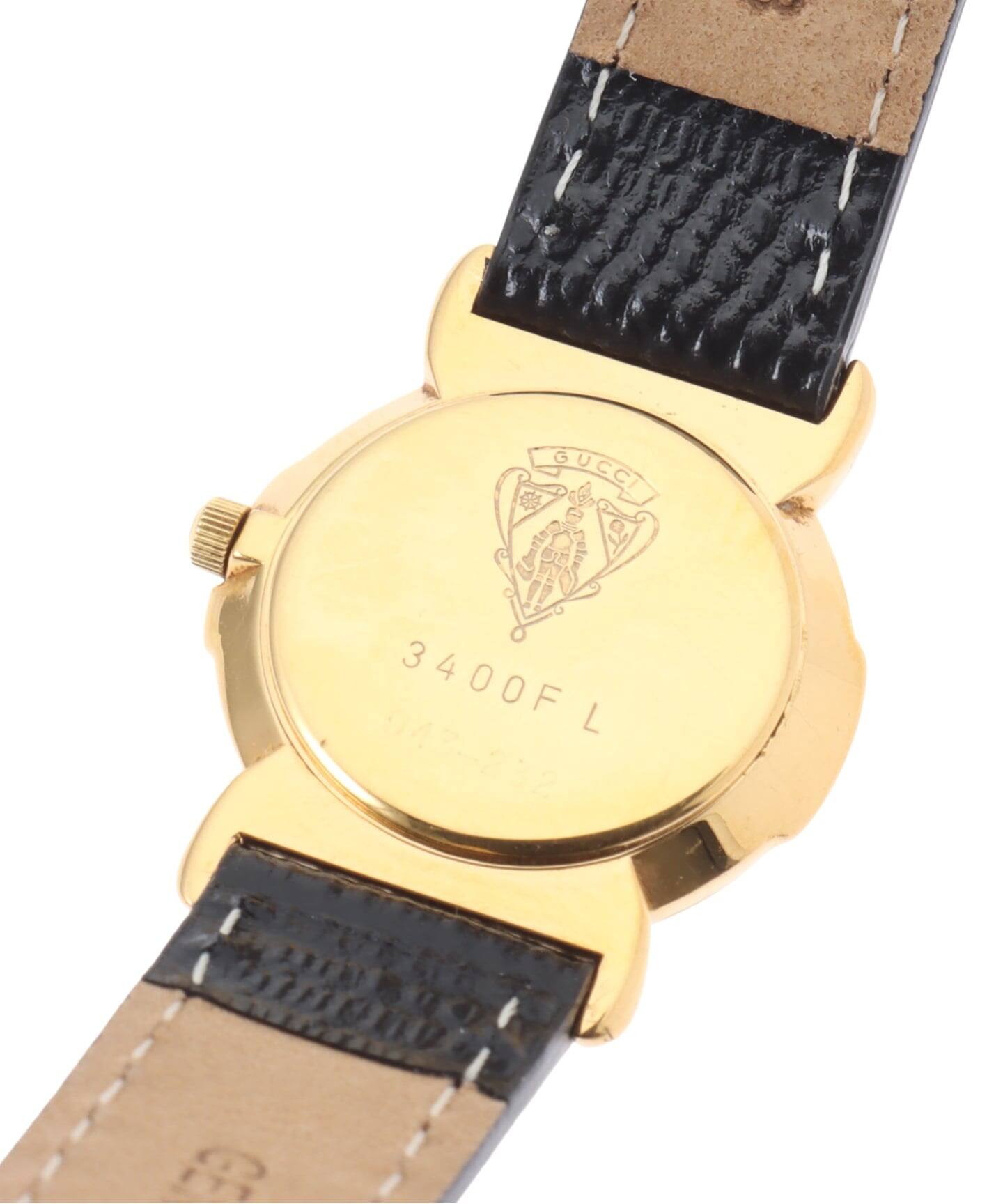 【稼動品】GUCCI ローマン ラウンド ゴールド レディース腕時計 3400L GUCCI 3400L Gold roman（ヴィンテージ）｜HIROB（ヒロブ）の通販