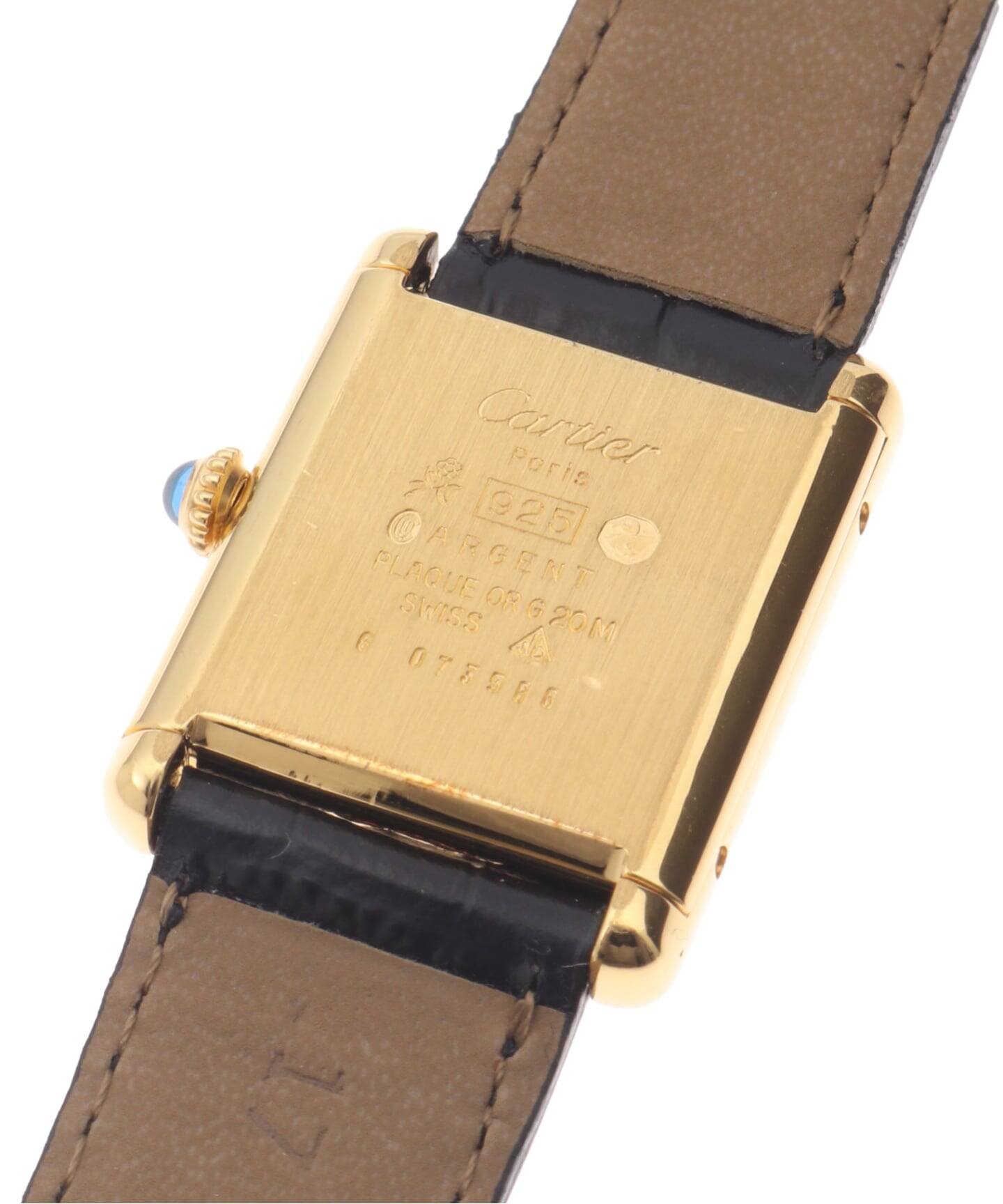 must de Cartier Tank LM Black Onyx（ヴィンテージ）｜HIROB（ヒロブ