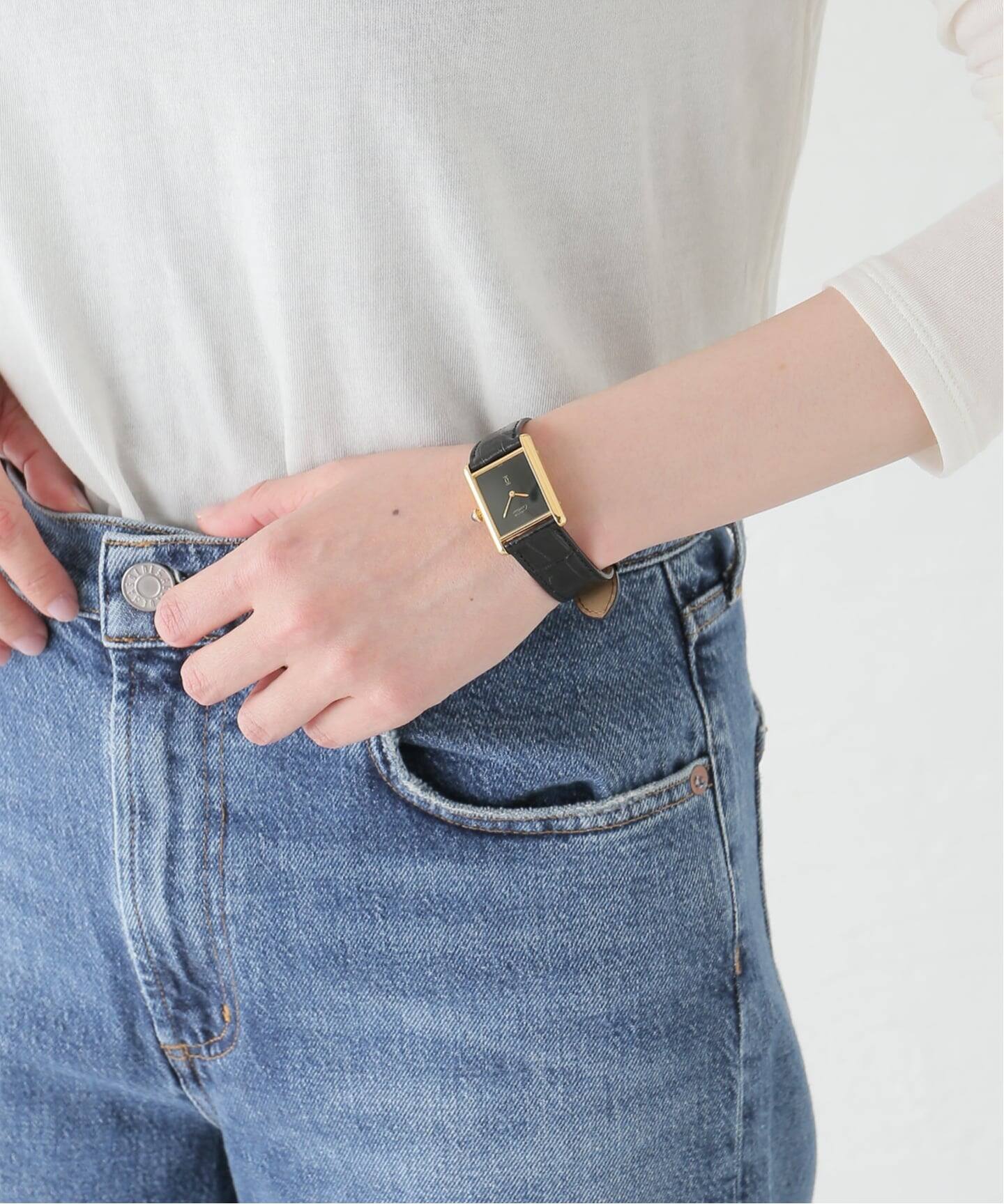 must de Cartier Tank LM Black Onyx（ヴィンテージ）｜HIROB（ヒロブ