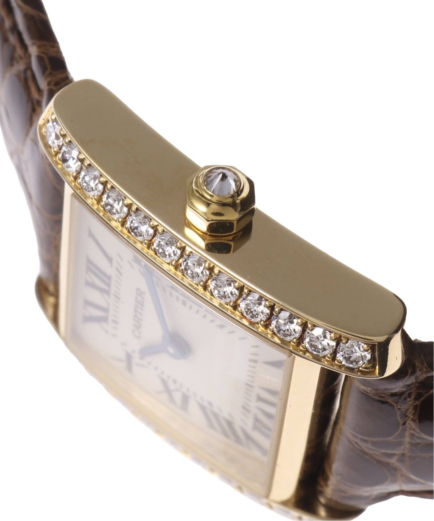 Cartier Tank Francaise SM Yellow gold / Diamond（ヴィンテージ
