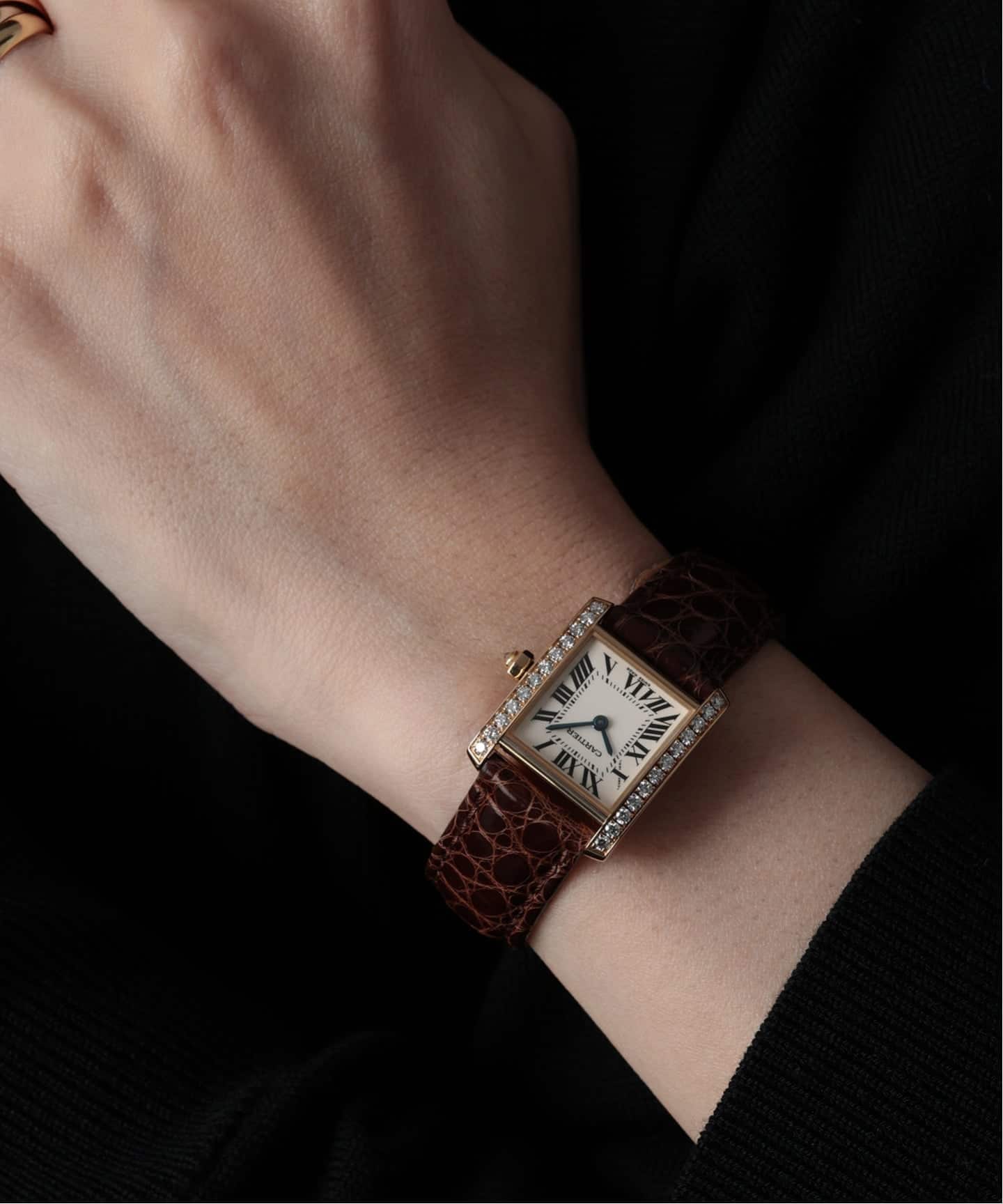 Cartier Tank Francaise SM Yellow gold / Diamond（ヴィンテージ