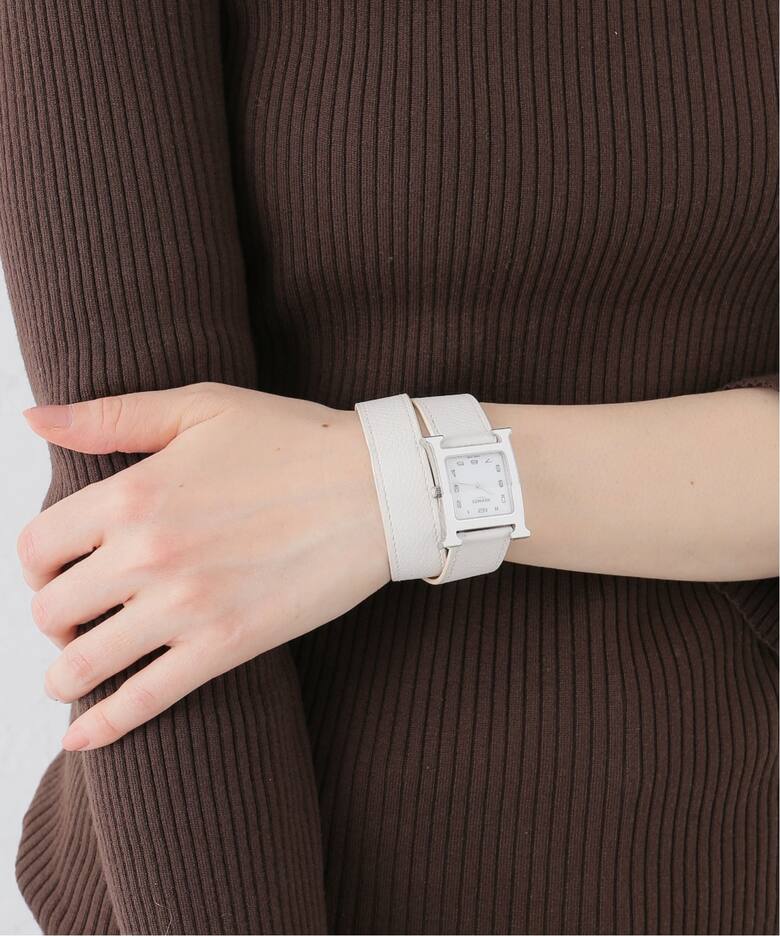 HERMES H watch White Doubletour（ヴィンテージ）｜HIROB（ヒロブ）の