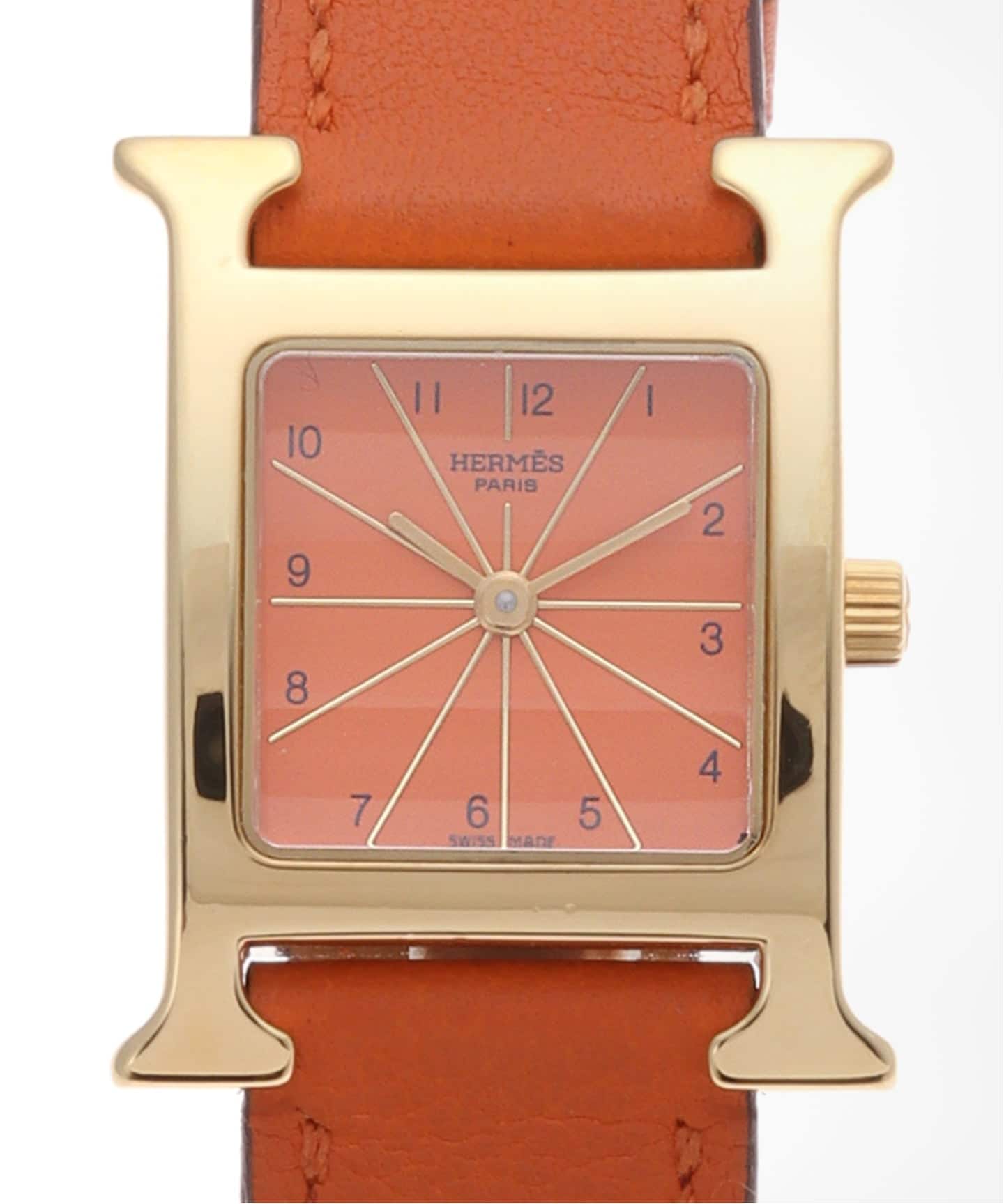 HERMES H Watch Orange（ヴィンテージ）｜HIROB（ヒロブ）の通販