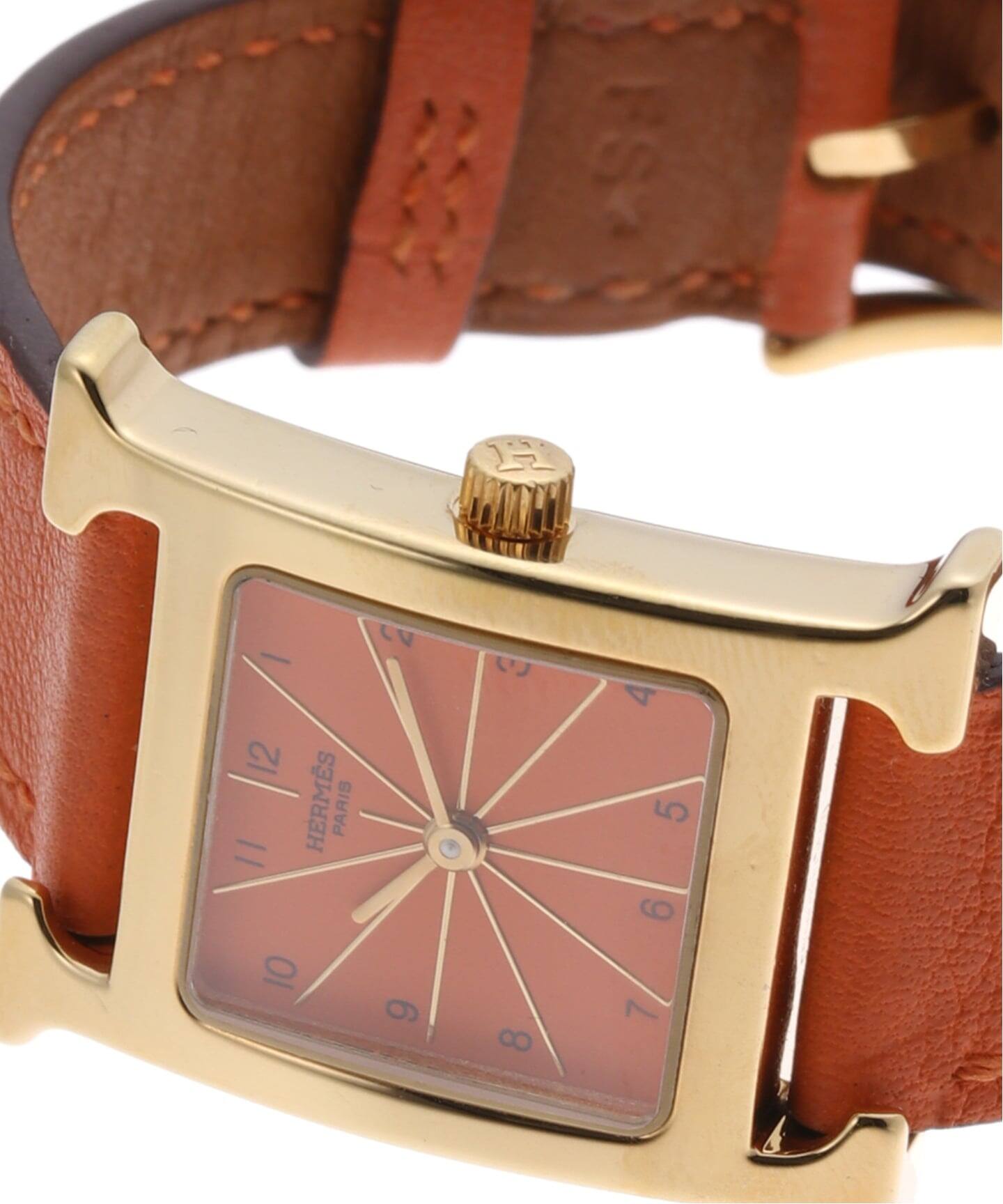 HERMES H Watch Orange（ヴィンテージ）｜HIROB（ヒロブ）の通販