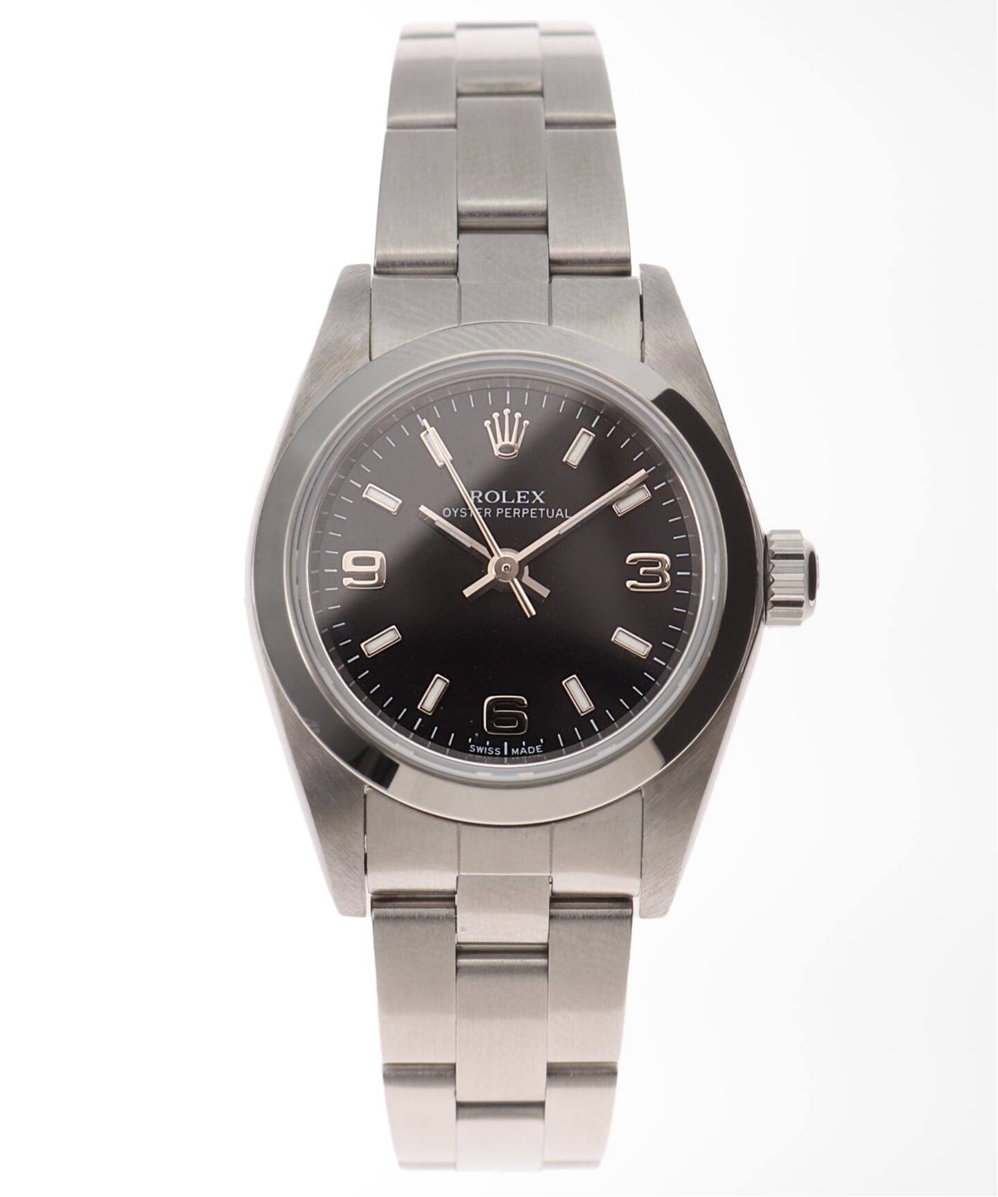 ROLEX Oyster Perpetual / Black arbic（ヴィンテージ）｜HIROB