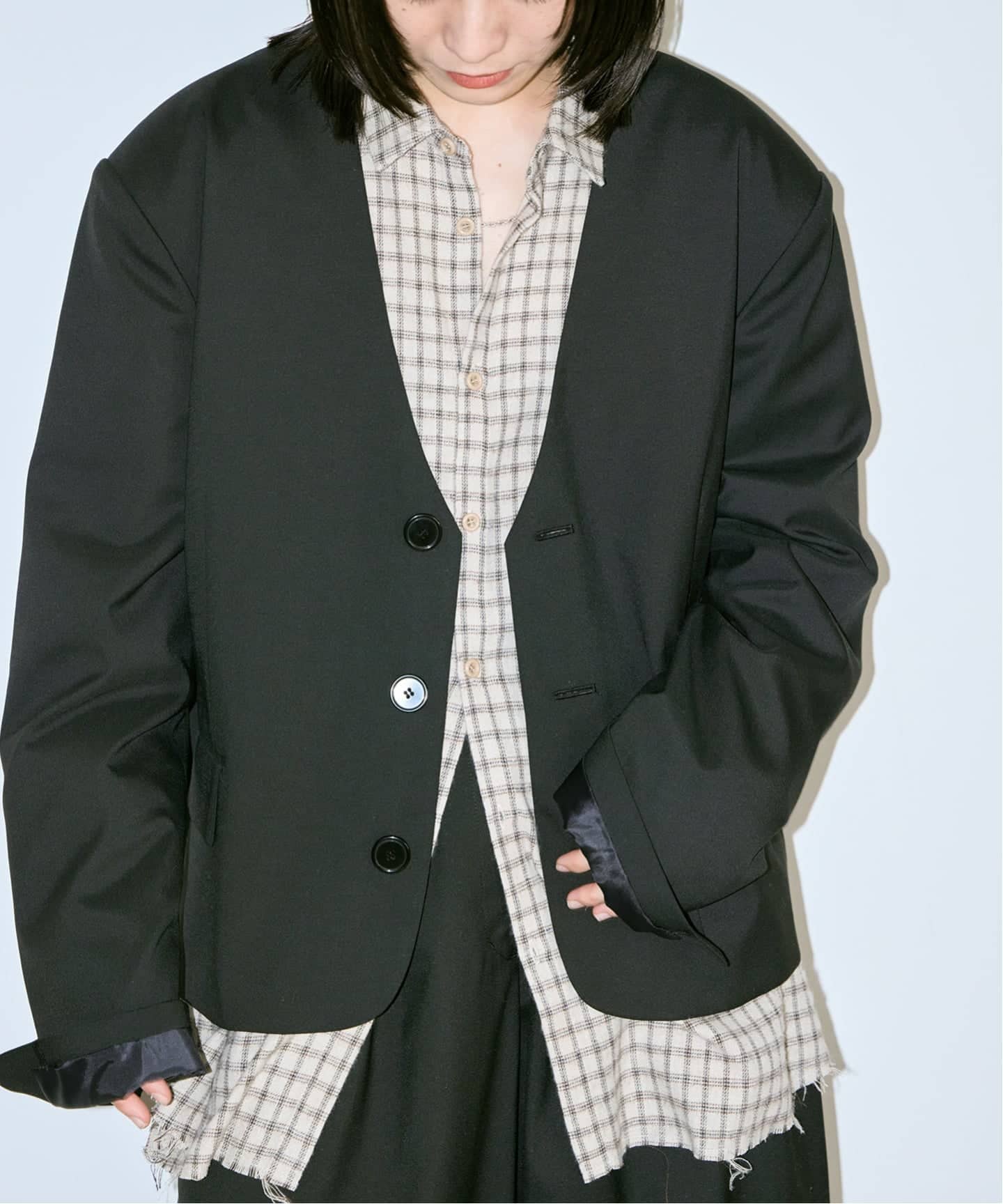SHORT NO COLLAR ジャケット（その他ジャケット・スーツ）｜CITYSHOP