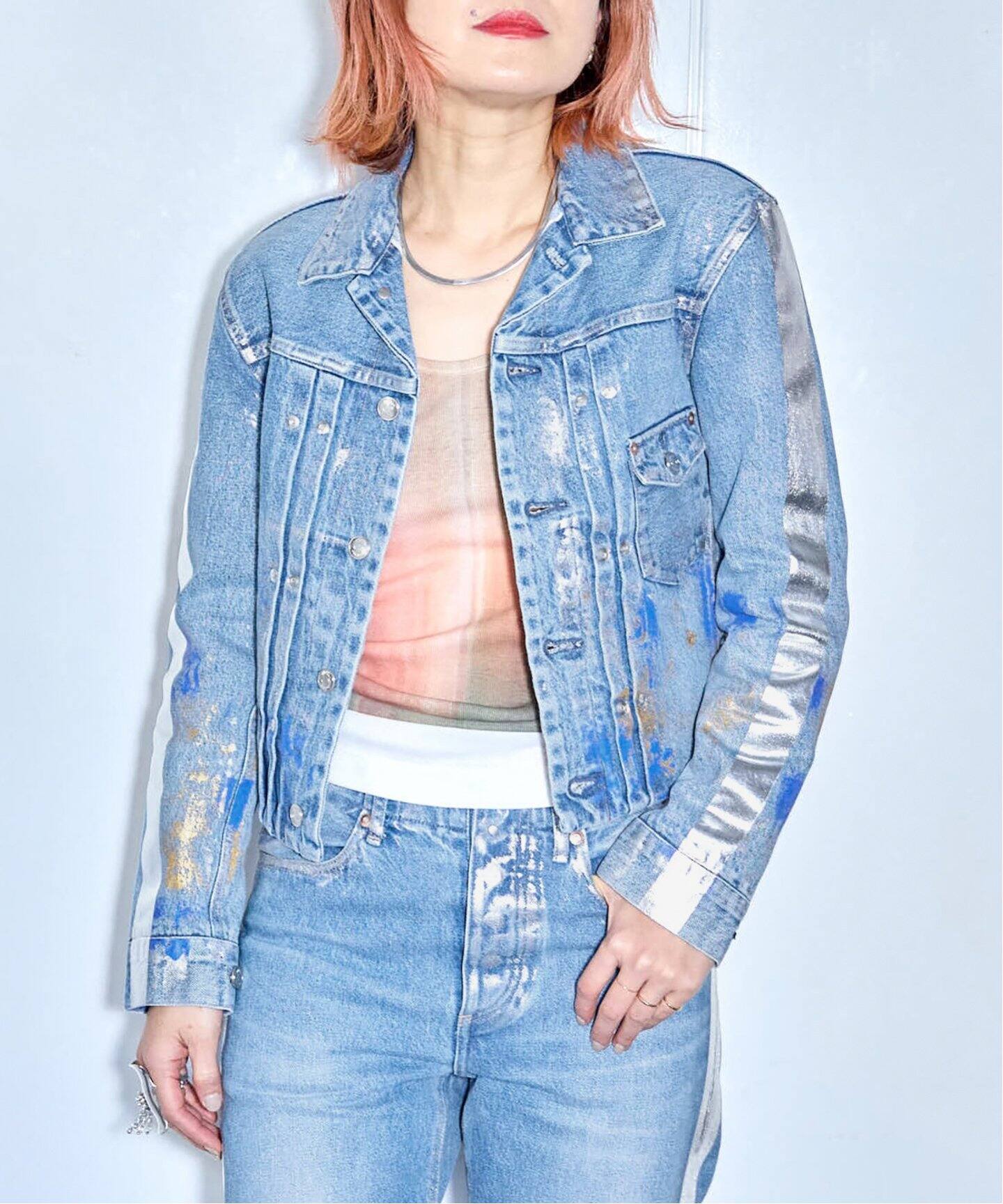TANAKA THE JEAN JACKET ST-45 PR：デニムジャケット（デニム 