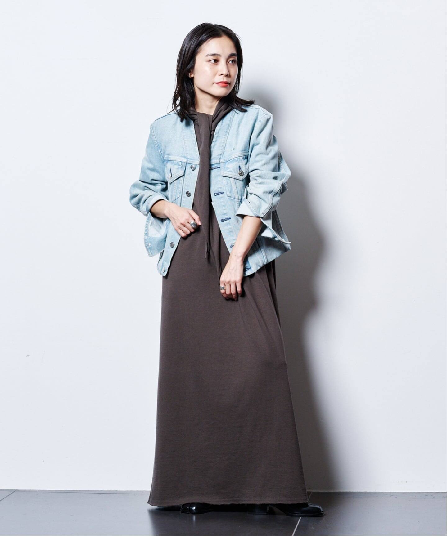 TANAKA NO COLLAR TRUCKER JACKET ST-4-25-IC：ジャケット（デニム 