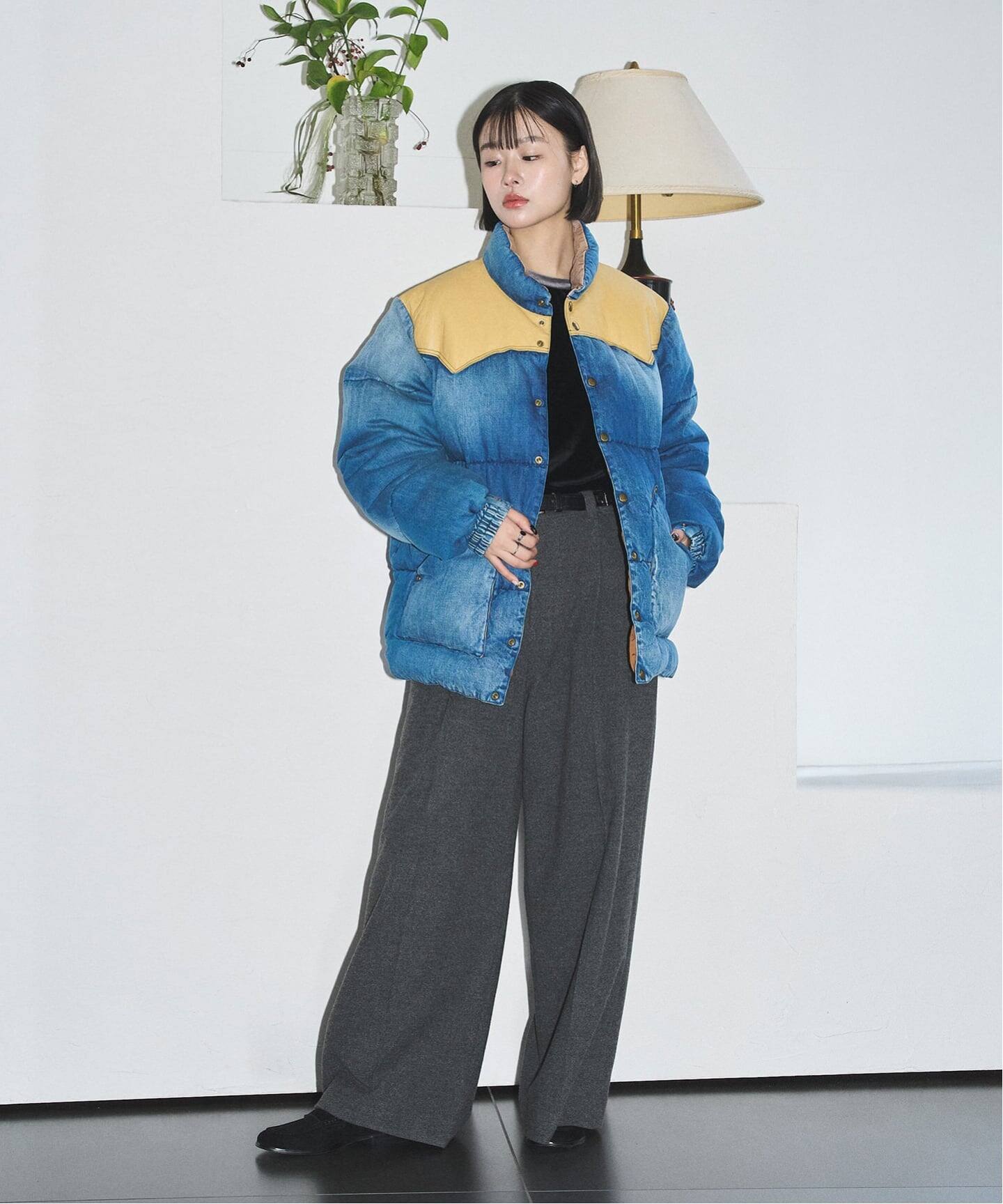 Rocky Mountain Featherbed ダウンジャケット ROCKY MOUNTAIN FEATHERBED DOWN JACKET DENIM 210-242-12：ダウン