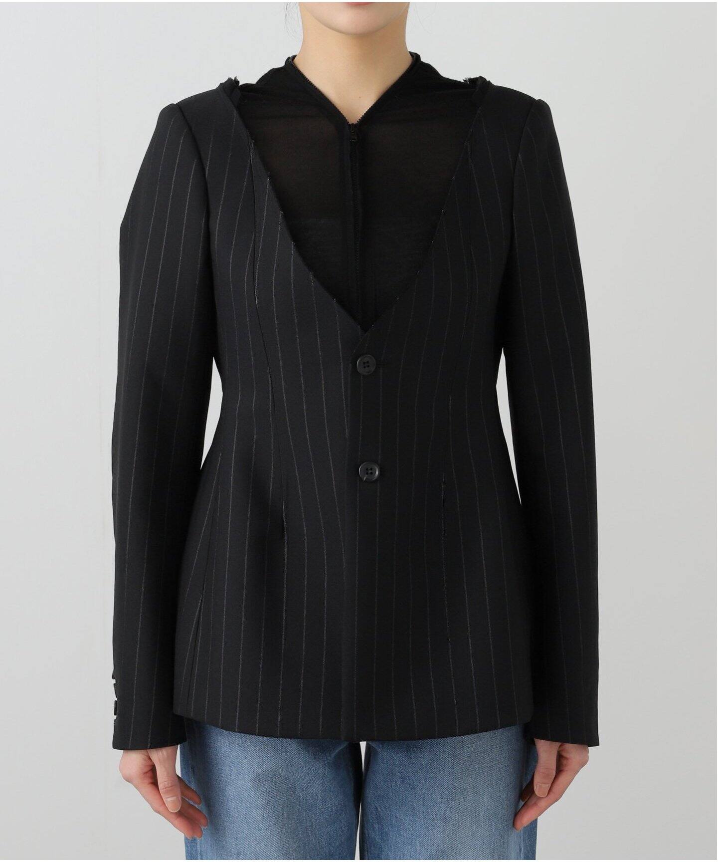CHIKA KISADA 別注 LAYERED JACKET CJ-25117：ジャケット（テーラード 