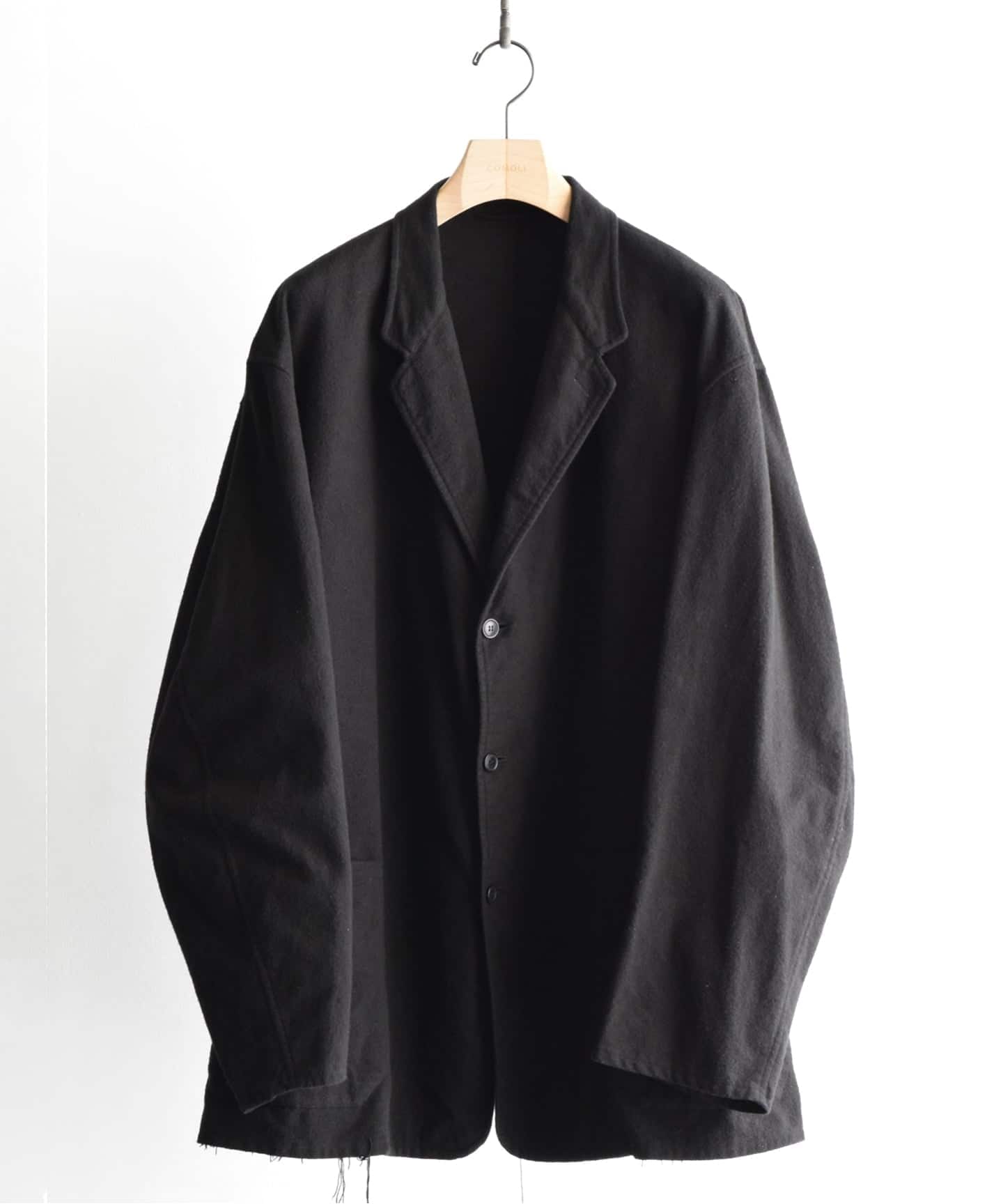 未使用 コモリ コットンネル ジャケット シングル 3B テーラード