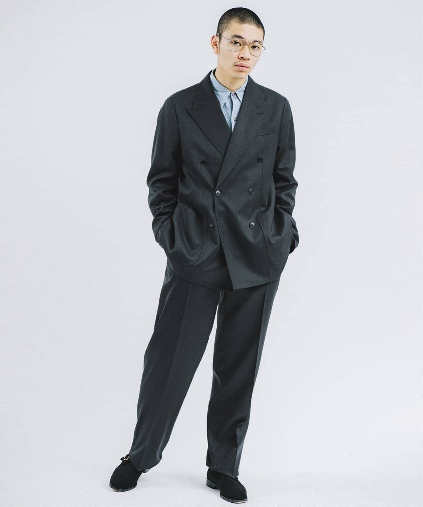 LE / エルイー】ウール ダブル ジャケット（その他ジャケット・スーツ  