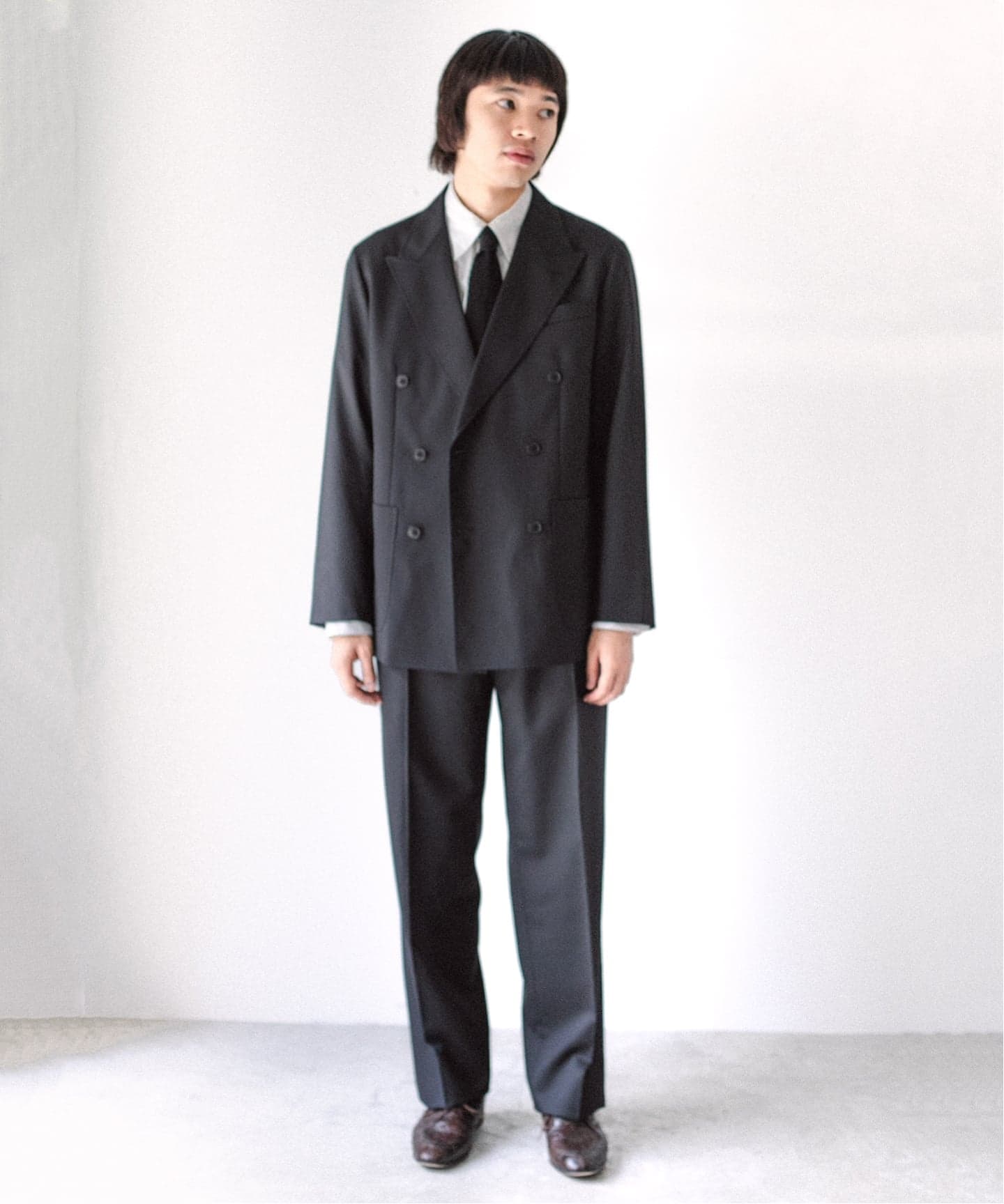 LE / エルイー】 WOOL DOUBLEJK（テーラードジャケット）｜L