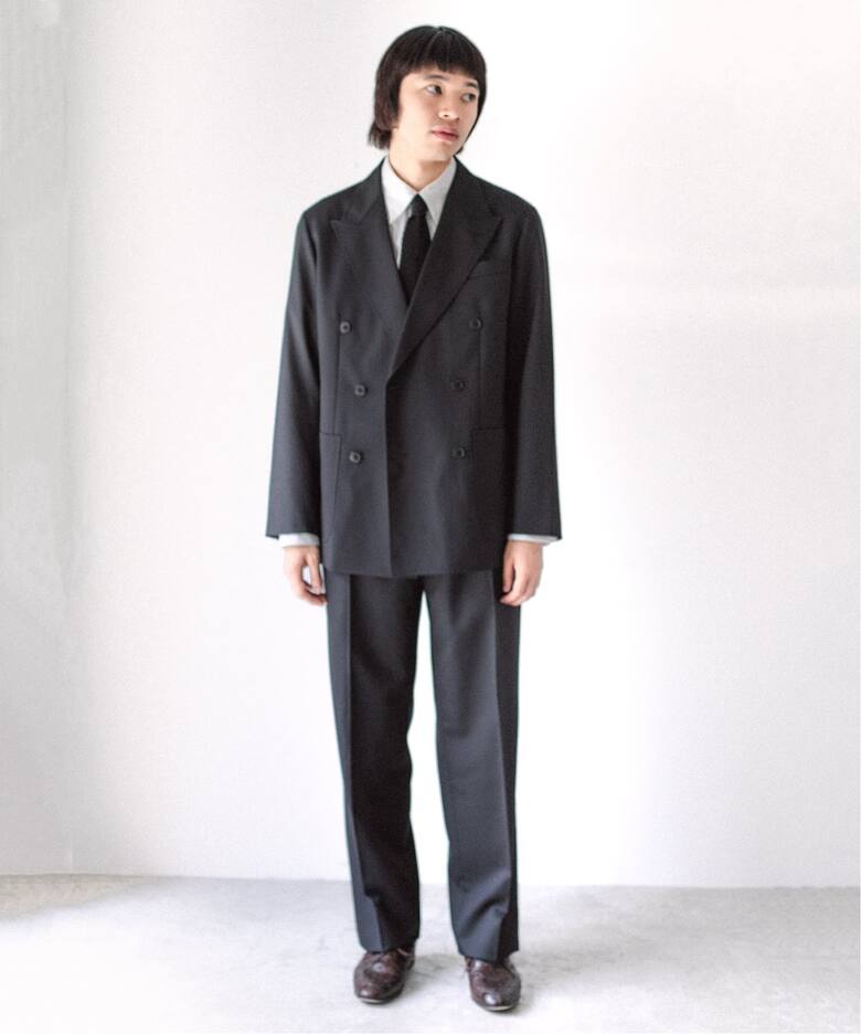 LE / エルイー】 WOOL DOUBLEJK（テーラードジャケット）｜L