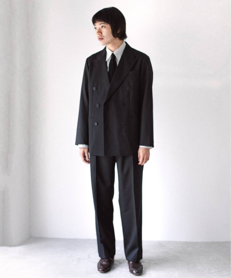 LE / エルイー】 WOOL DOUBLEJK（テーラードジャケット）｜L