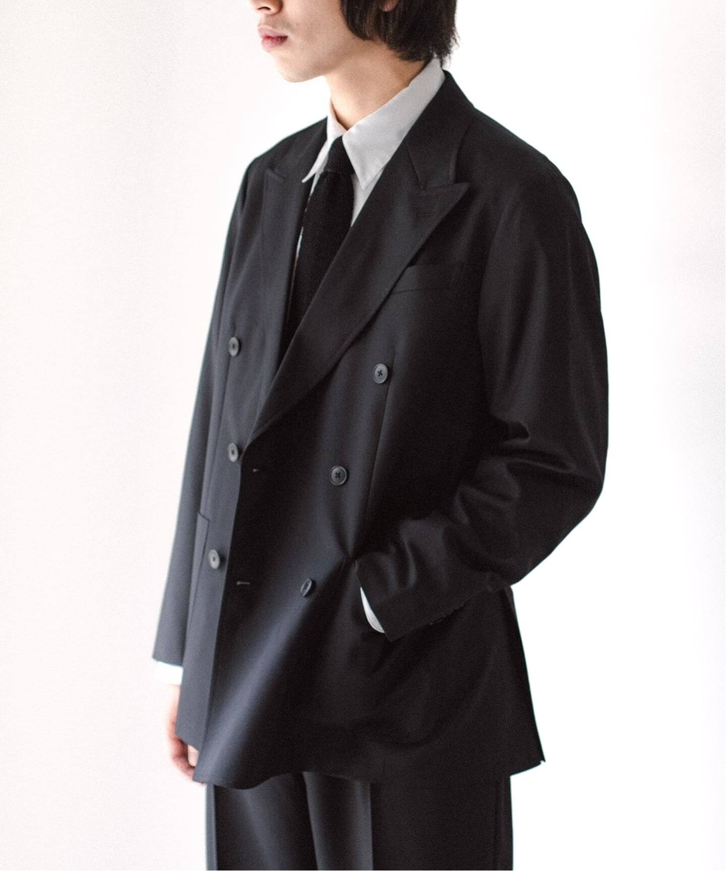 LE / エルイー】 WOOL DOUBLEJK（テーラードジャケット）｜L'ECHOPPE