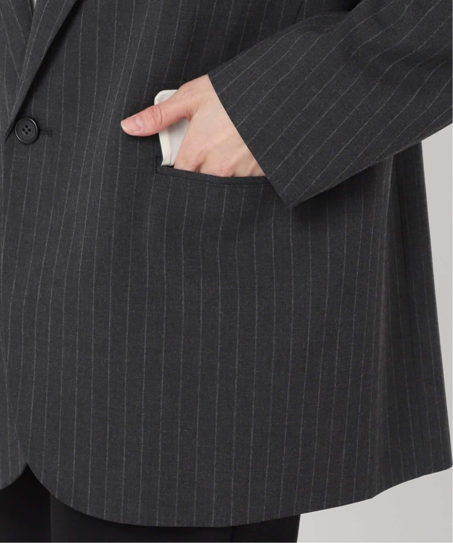 ORDINARY ストライプジャケット（テーラードジャケット）｜OUTDOOR