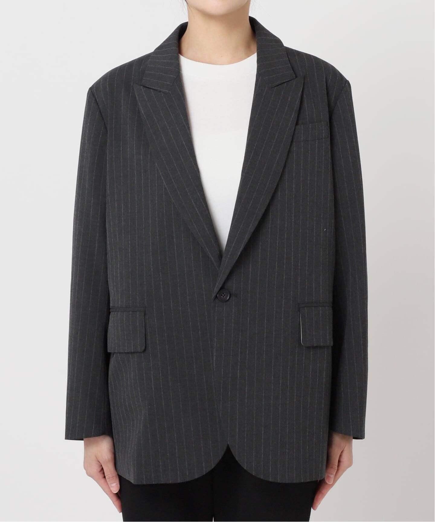 ORDINARY ストライプジャケット（テーラードジャケット）｜OUTDOOR