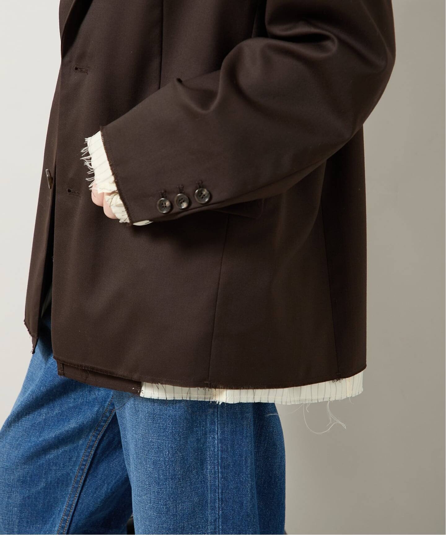 【極美品】LUNAULルナウル カシミヤ100% テーラードジャケット 極美品】LUNAULルナウル カシミヤ100% テーラードジャケット 極