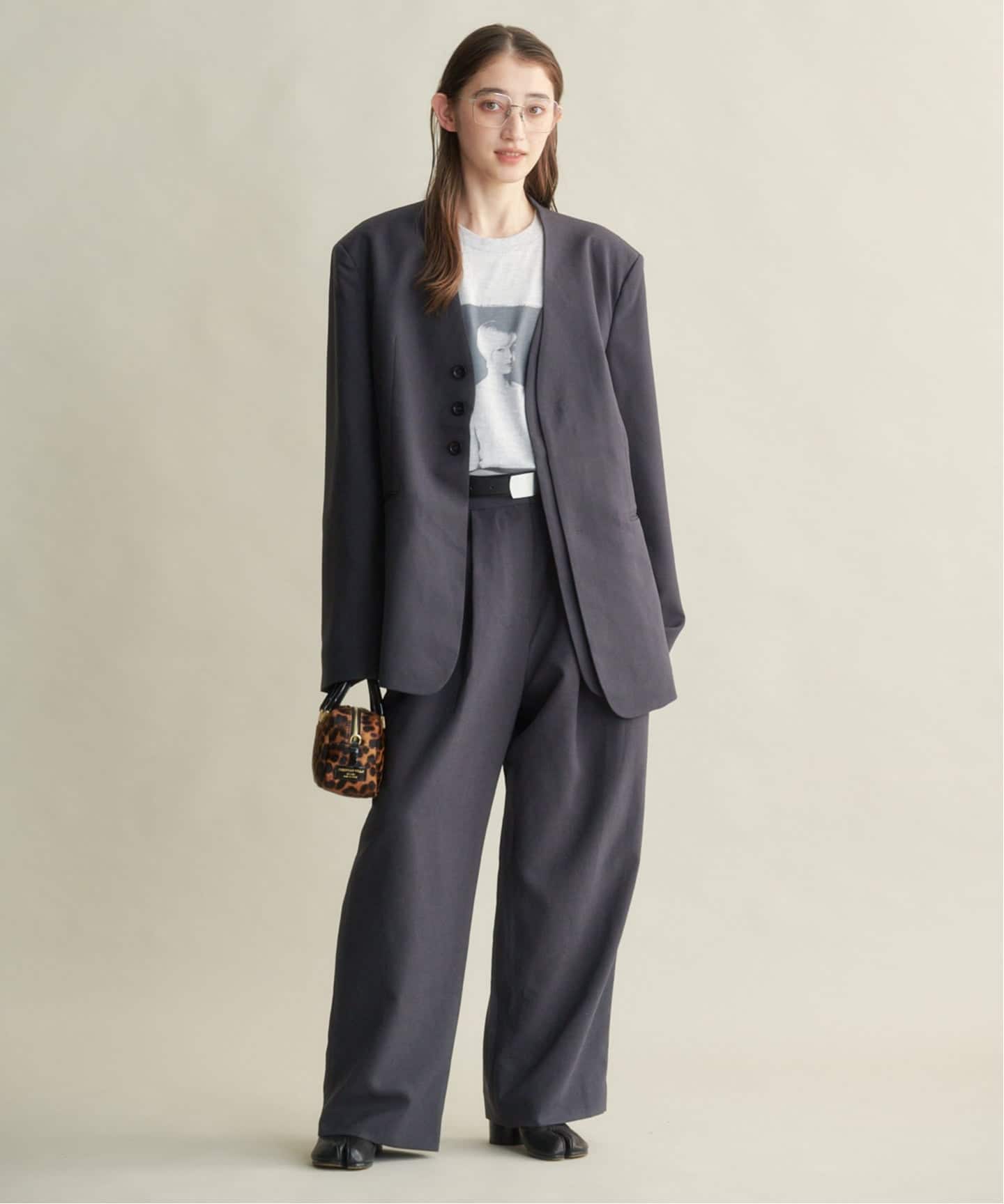 anuke Collarless Over Jacket（ノーカラージャケット）｜BOICE