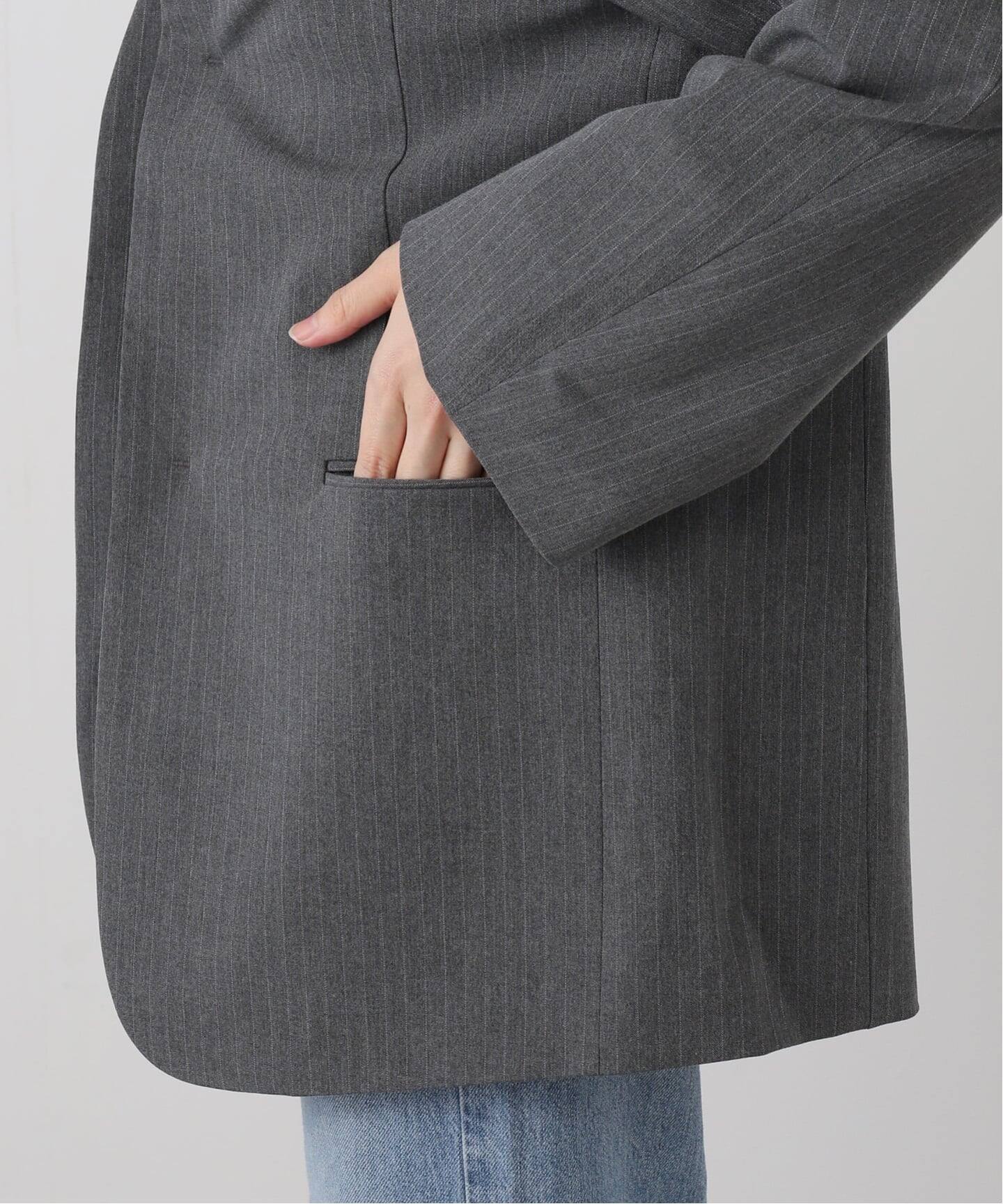 anuke Collarless Over Jacket（ノーカラージャケット）｜BOICE FROM