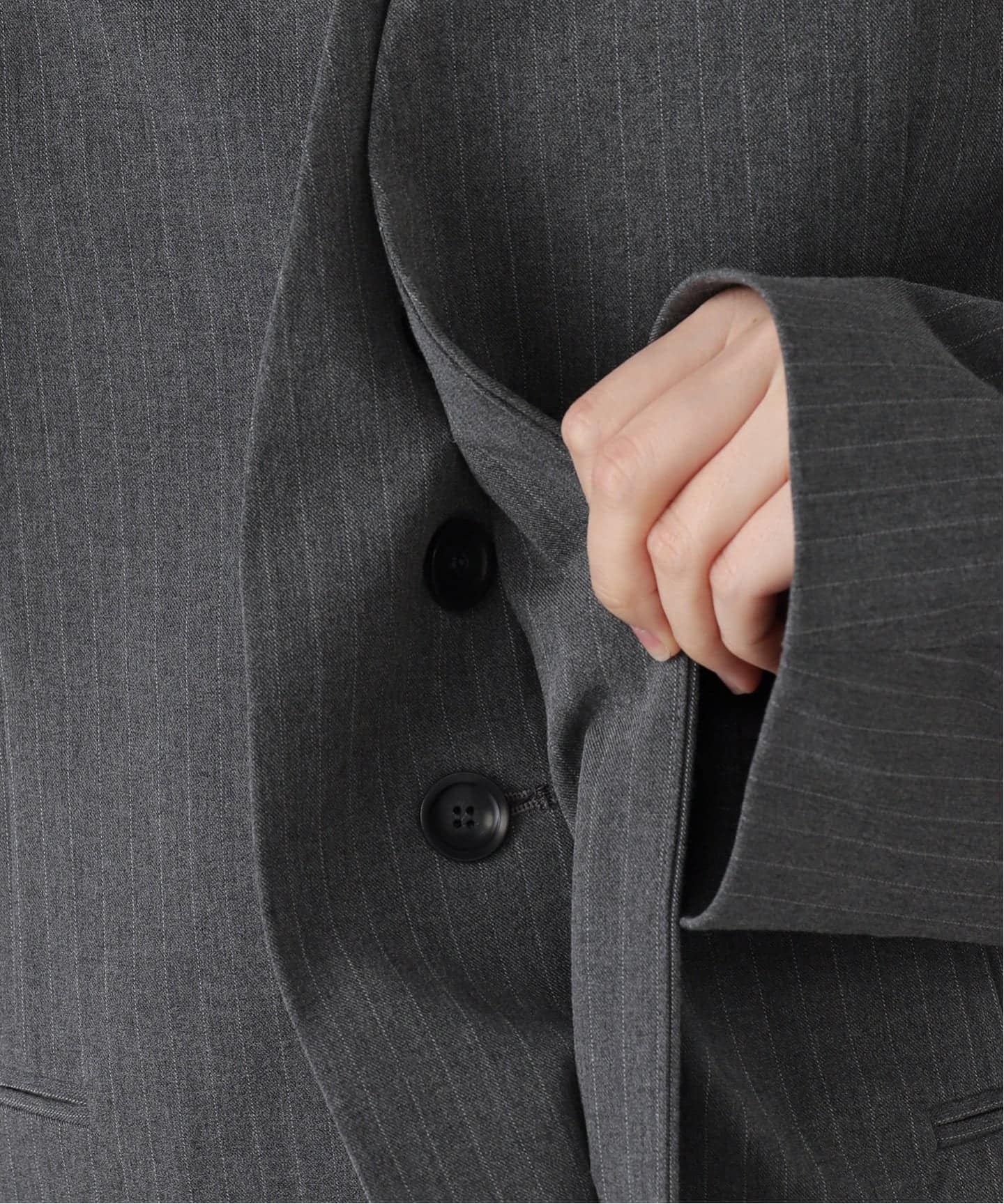 anuke Collarless Over Jacket（ノーカラージャケット）｜BOICE FROM