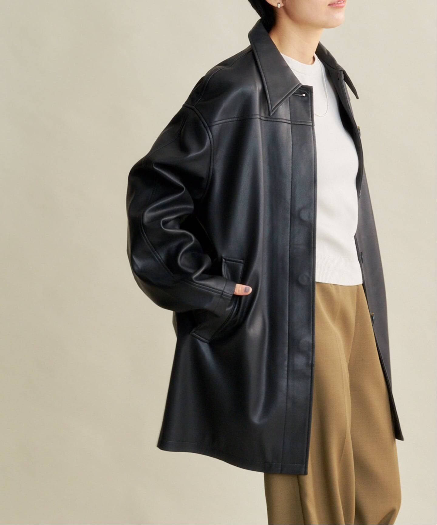 anuke Ecoleather Over Jacket（その他ジャケット・スーツ）｜BOICE