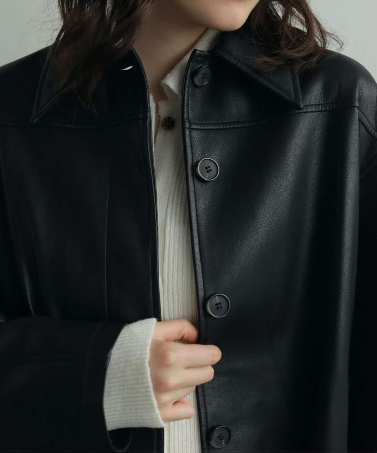 anuke Ecoleather Over Jacket（その他ジャケット・スーツ）｜BOICE