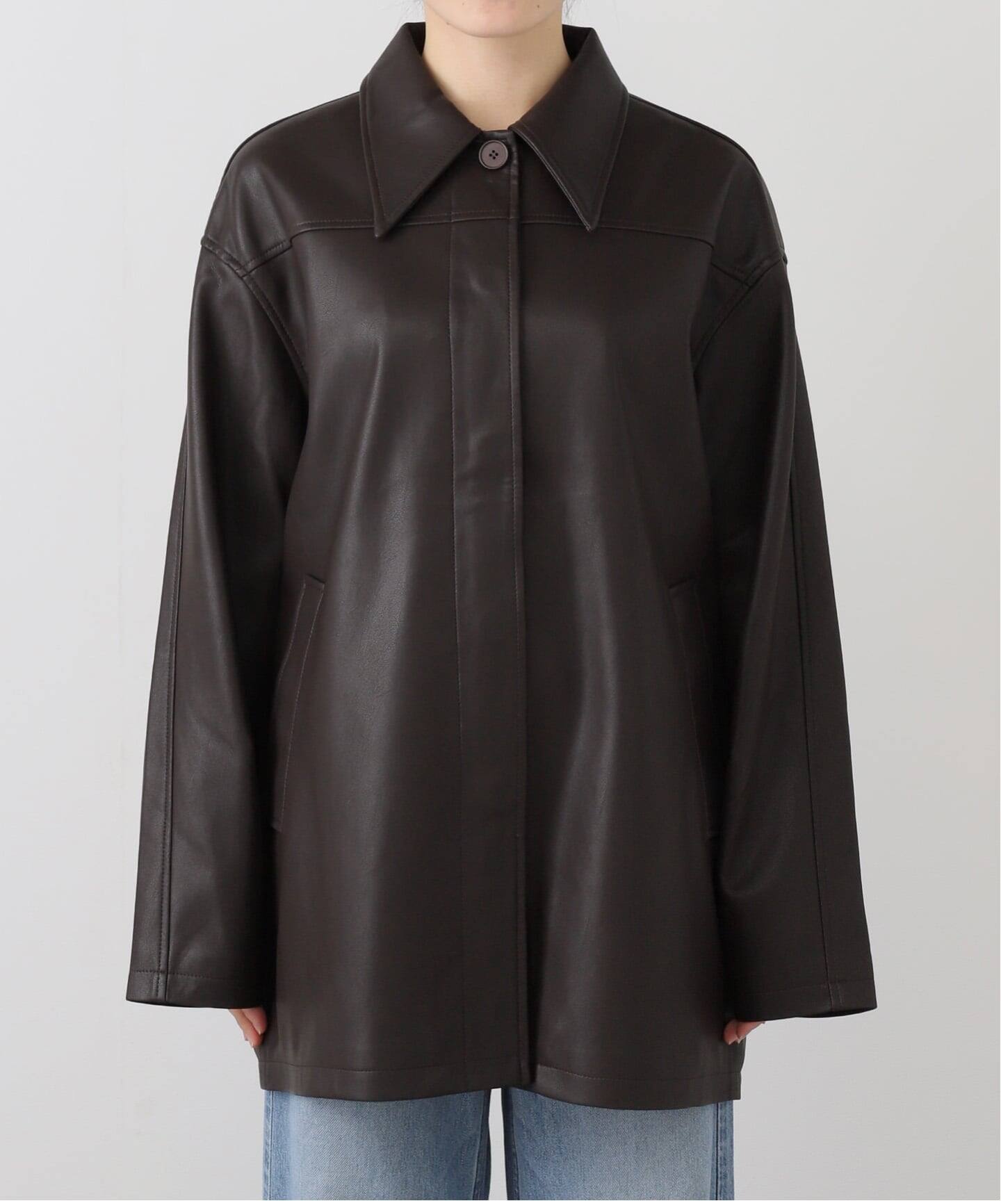anuke Ecoleather Over Jacket（その他ジャケット・スーツ）｜BOICE