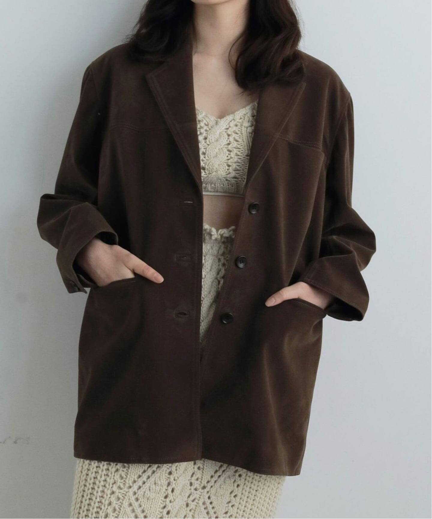 ジャケット・アウター anuke Eco Suede Jacket ànuke online store（アンヌーク） / Eco Suede JacketEco Suede