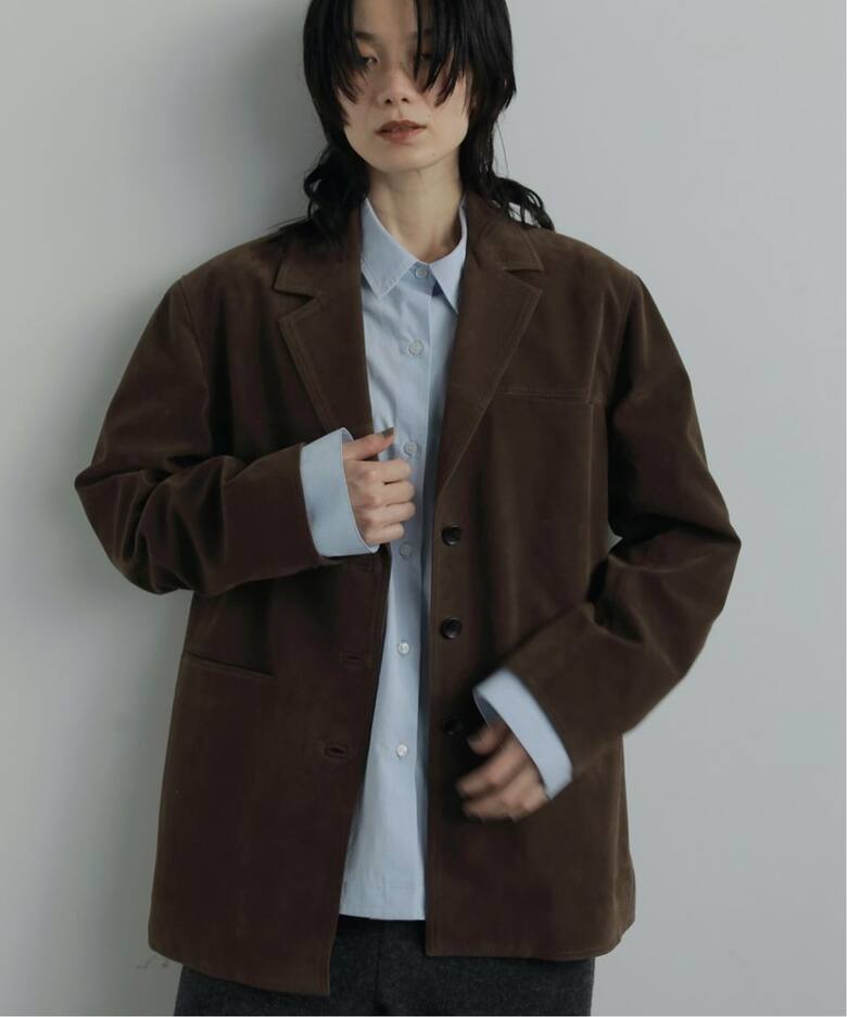 anuke Eco Suede Jacket（テーラードジャケット）｜BOICE FROM 