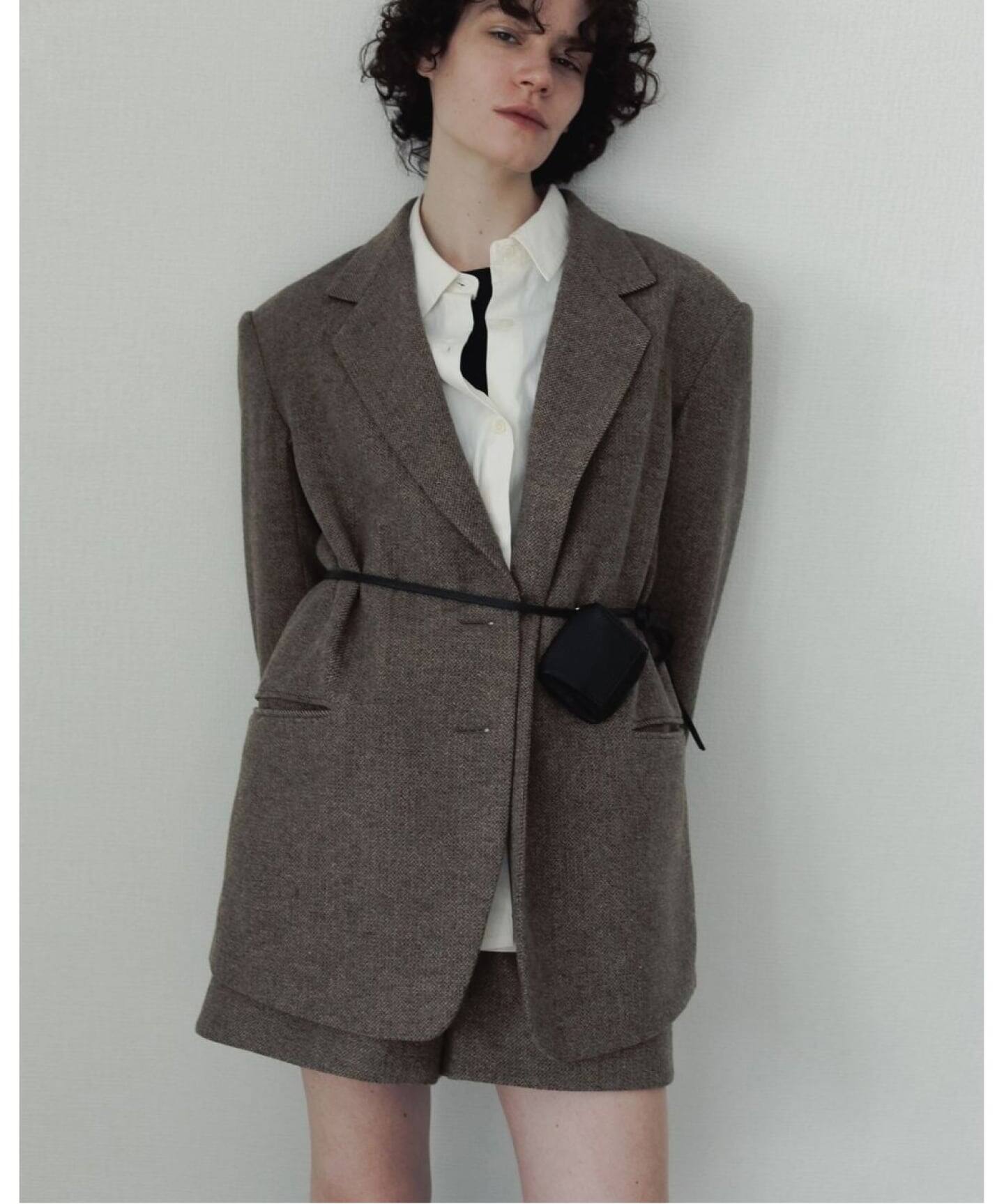 anuke Herringbone Wool Jacket（テーラードジャケット）｜BOICE FROM 