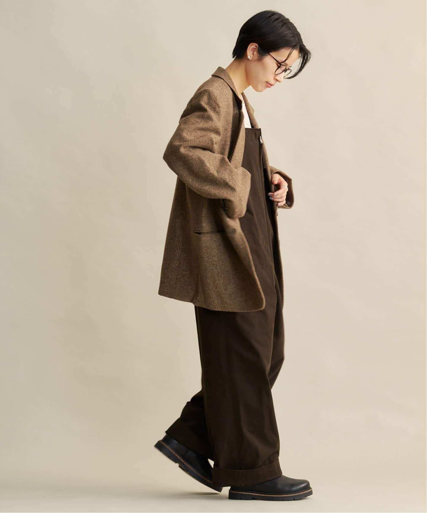 anuke Herringbone Wool Jacket（テーラードジャケット）｜BOICE FROM
