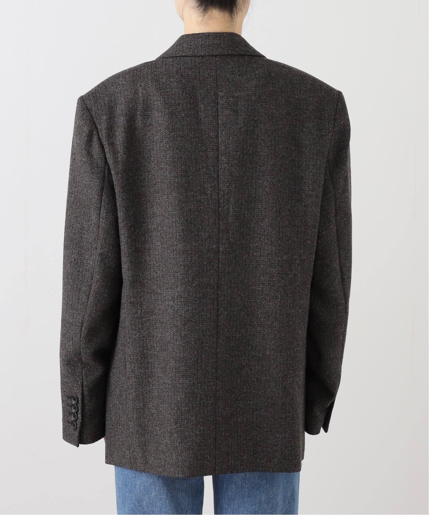 anuke Herringbone Wool Jacket（テーラードジャケット）｜BOICE FROM