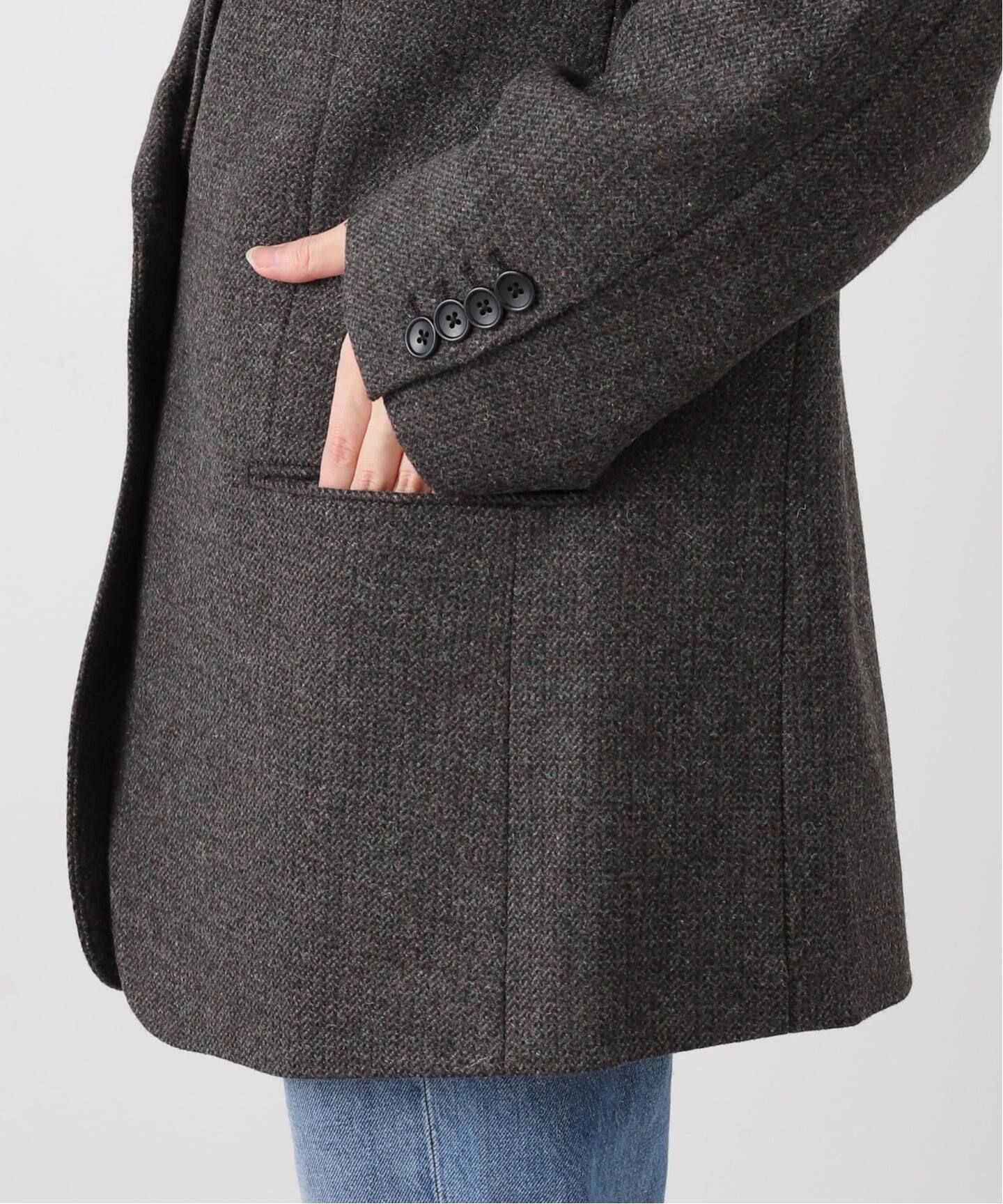 anuke Herringbone Wool Jacket ブラウン　36 Herringbone Wool Jacket（テーラードジャケット）｜anuke（アンヌーク