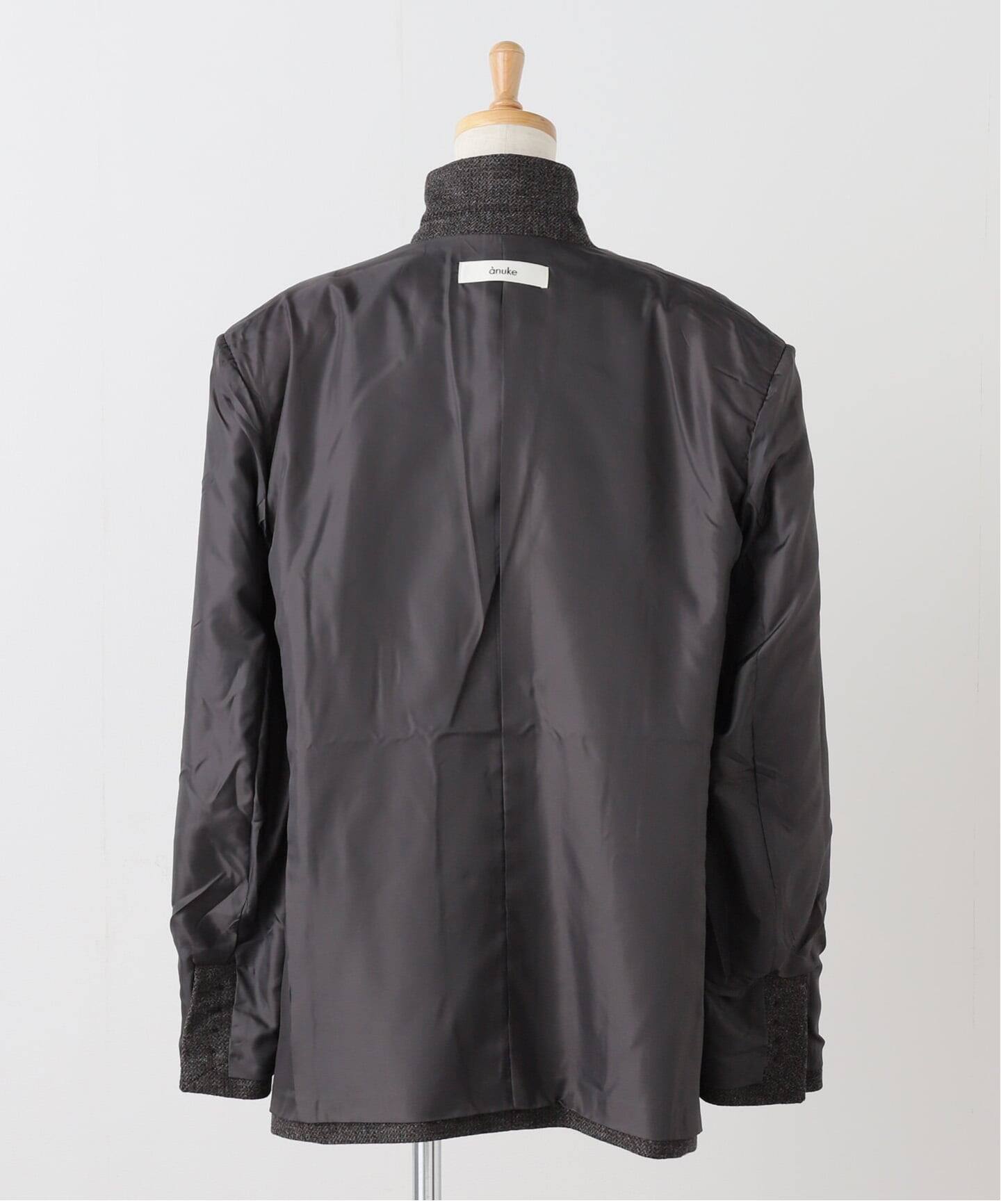 anuke Herringbone Wool Jacket（テーラードジャケット）｜BOICE FROM