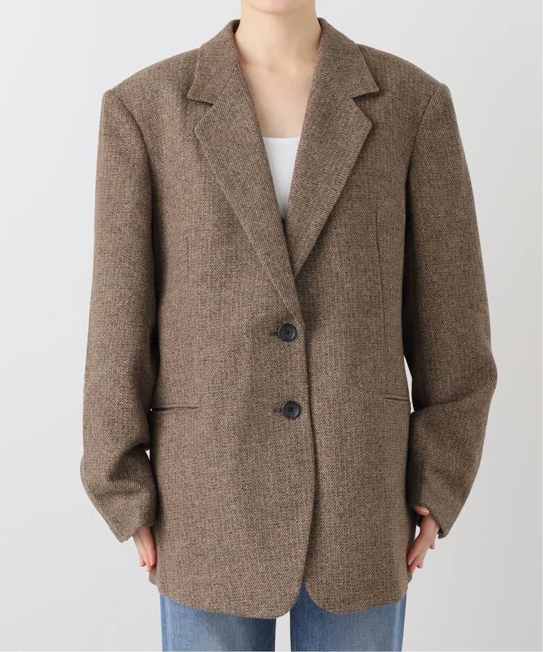 anuke Herringbone Wool Jacket（テーラードジャケット）｜BOICE FROM 