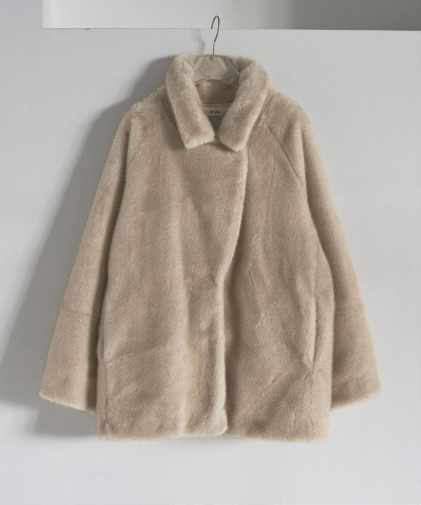 さ*マ様 anuke Eco Minkfur Jacket アイボリー サイズ3 anuke Eco Minkfur Jacket（ボア・フリース）｜BOICE FROM BAYCREW'S
