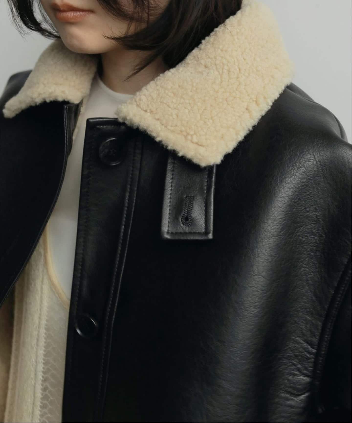 anuke Boa Flight Jacket（レザージャケット）｜BOICE FROM BAYCREW'S