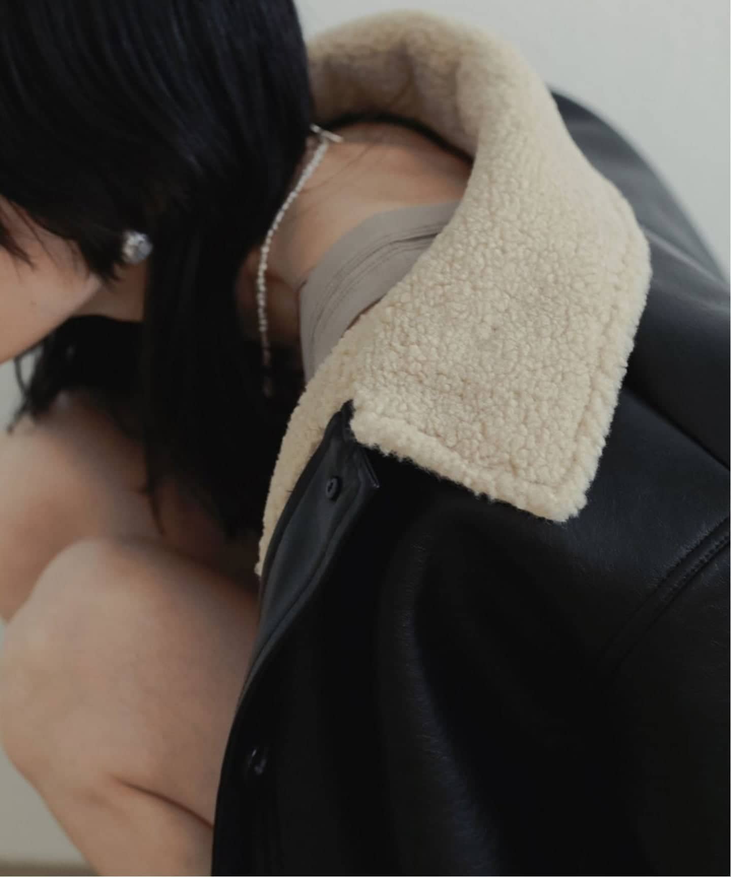 anuke Boa Flight Jacket（レザージャケット）｜BOICE FROM BAYCREW'S