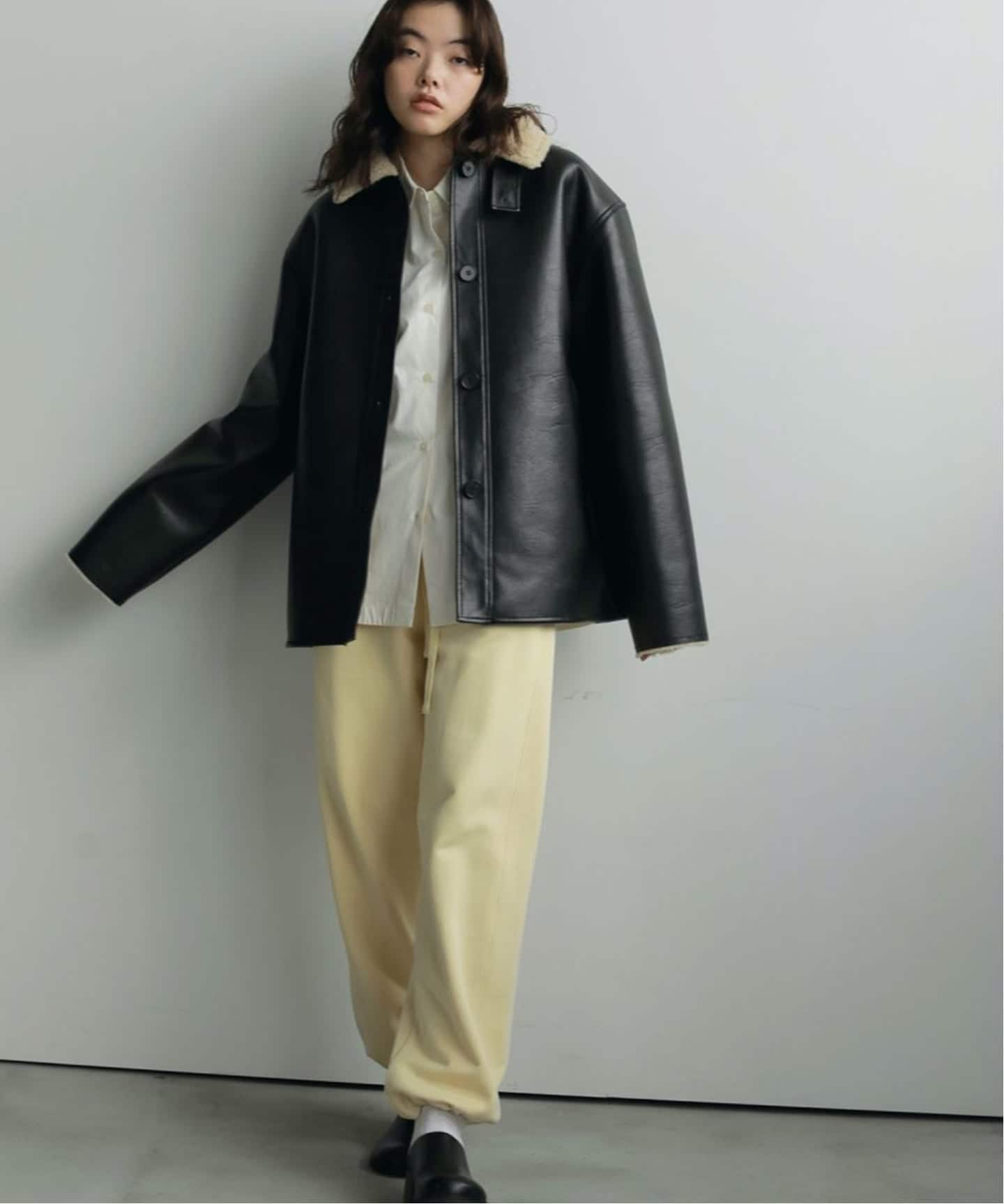 anuke Boa Flight Jacket（レザージャケット）｜BOICE FROM BAYCREW'S