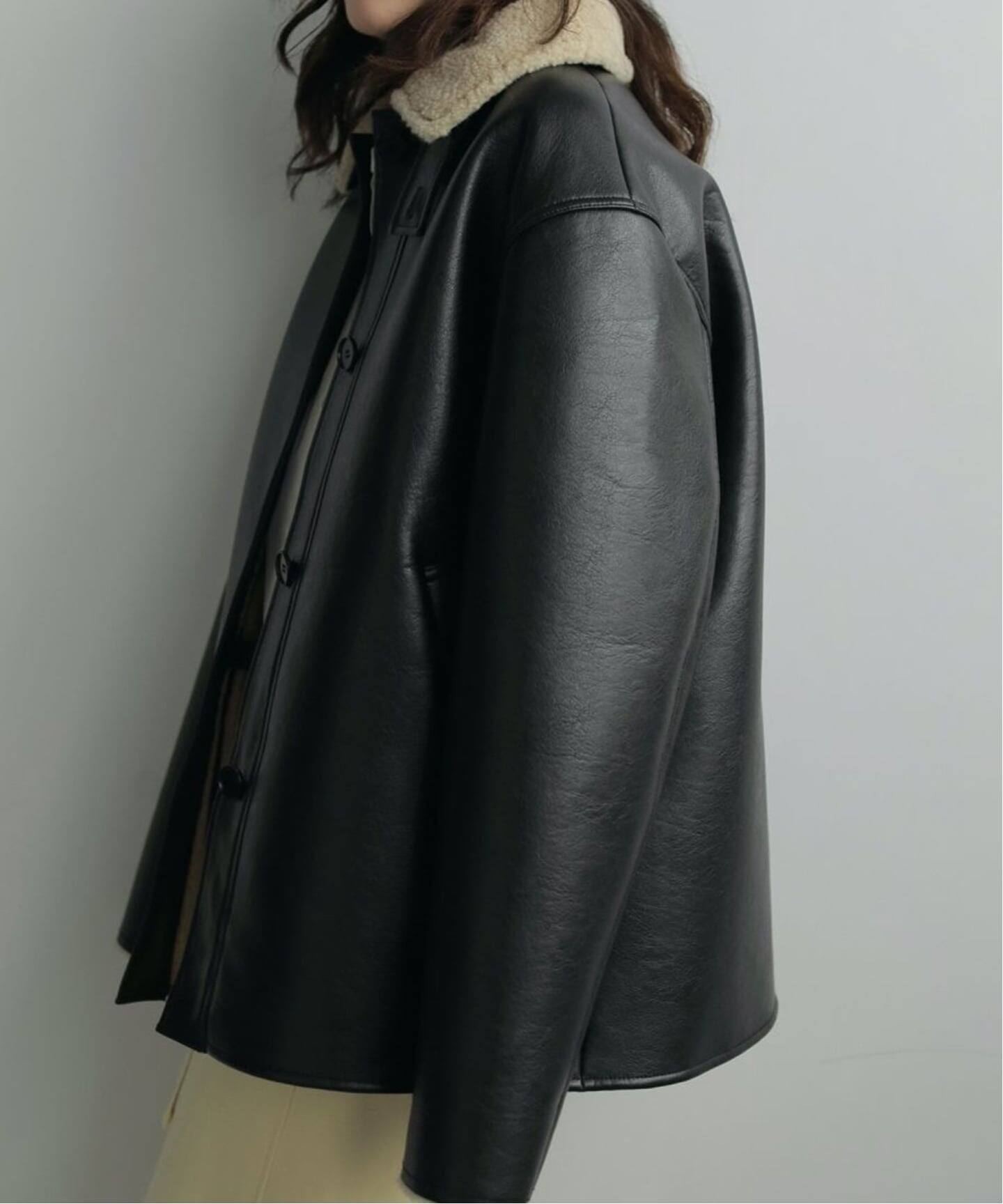 anuke Boa Flight Jacket（レザージャケット）｜BOICE FROM BAYCREW'S