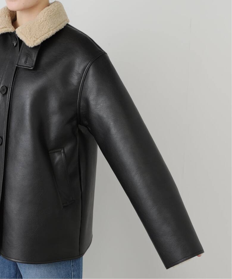 anuke Boa Flight Jacket（レザージャケット）｜BOICE FROM BAYCREW