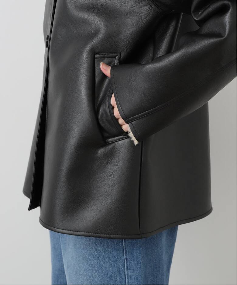 anuke Boa Flight Jacket（レザージャケット）｜BOICE FROM BAYCREW
