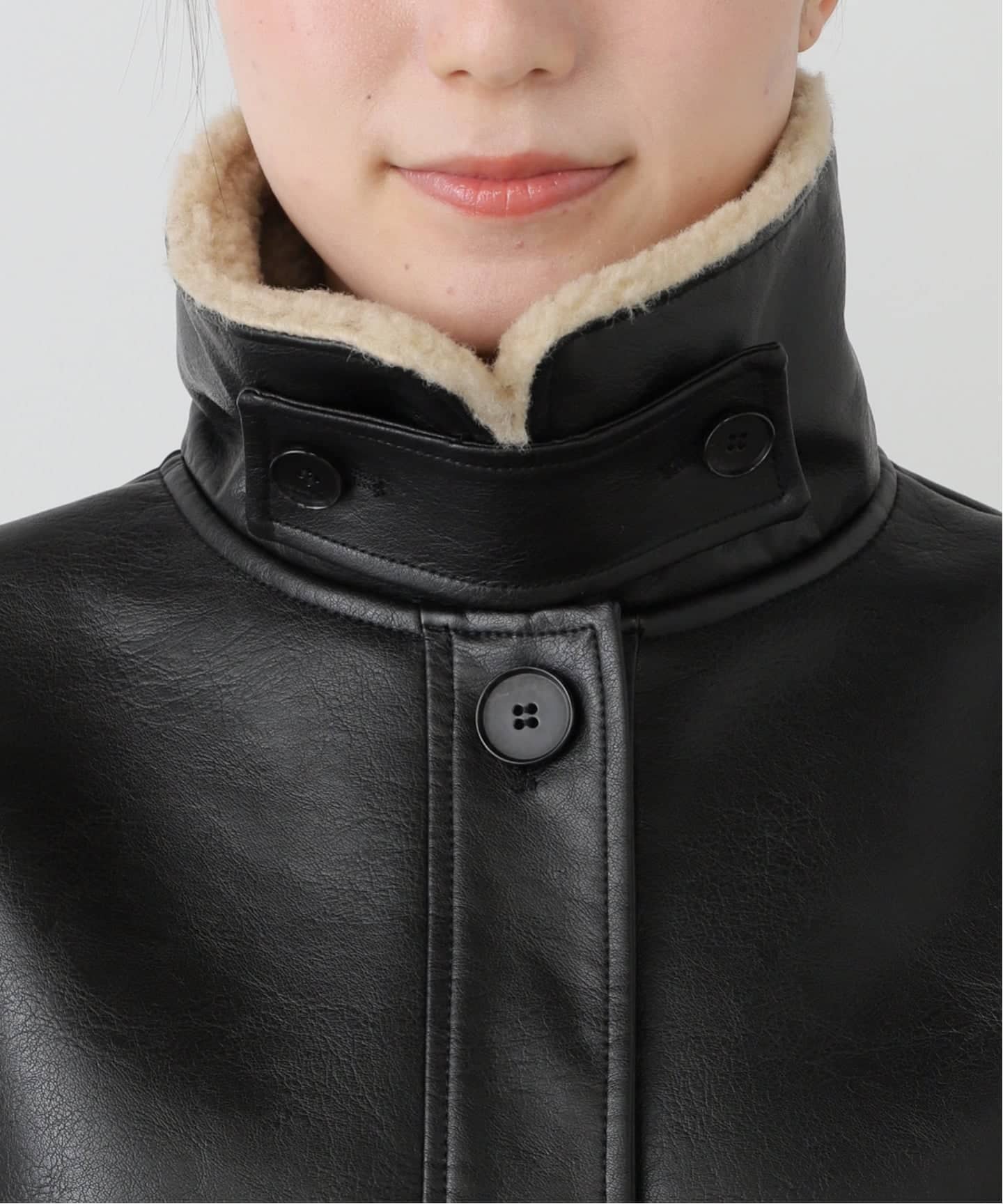 anuke Boa Flight Jacket（レザージャケット）｜BOICE FROM BAYCREW'S