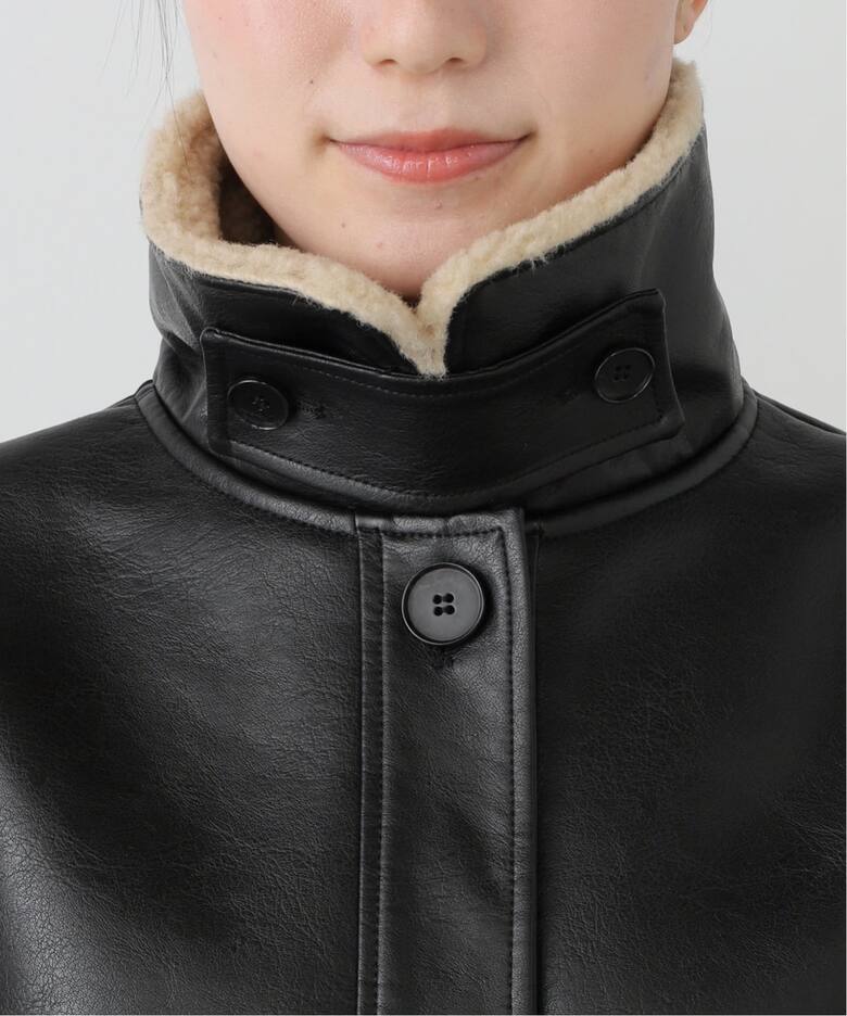 anuke Boa Flight Jacket（レザージャケット）｜BOICE FROM BAYCREW