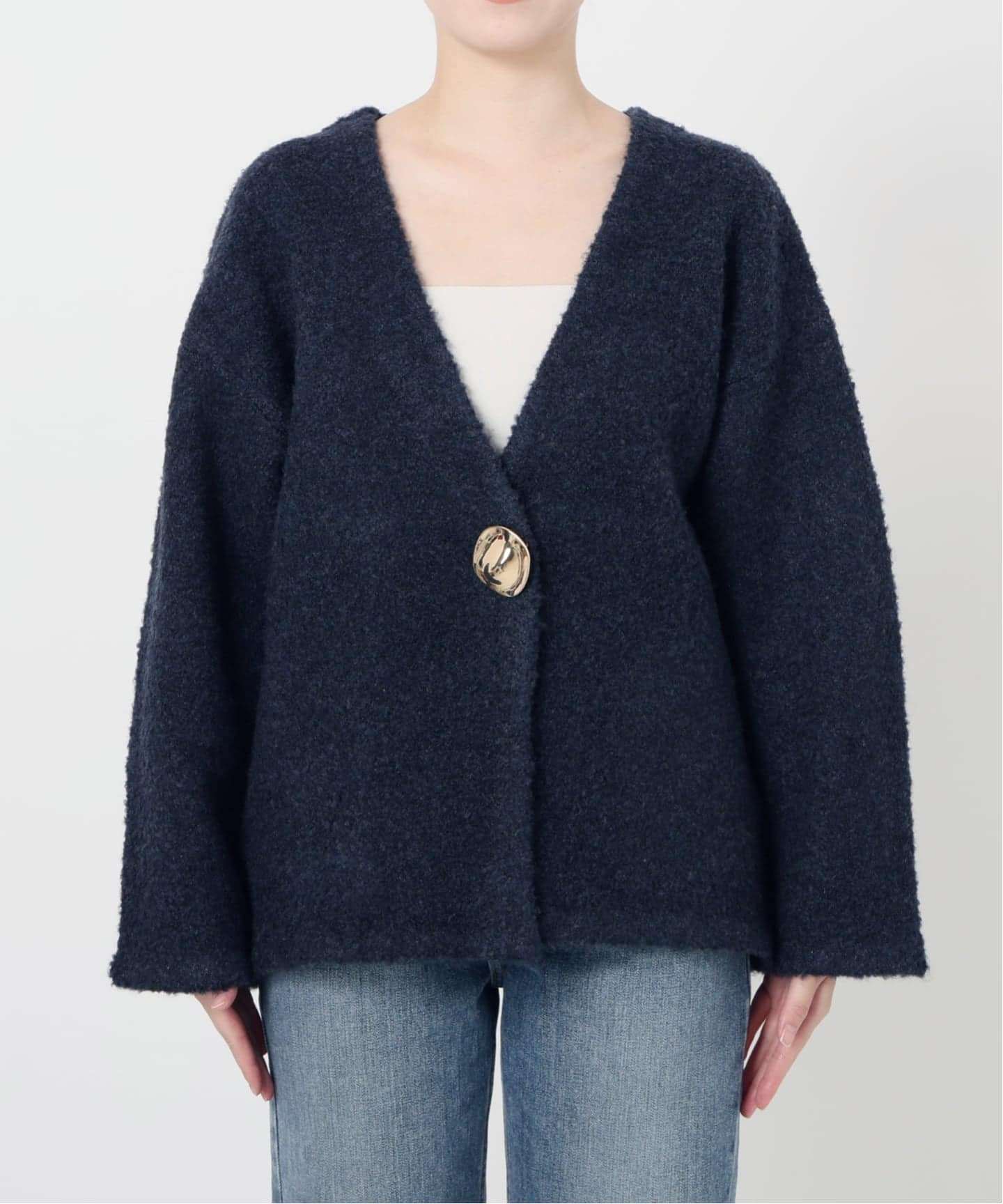 洗える】ブークレニットジャケット（その他ジャケット・スーツ）｜La